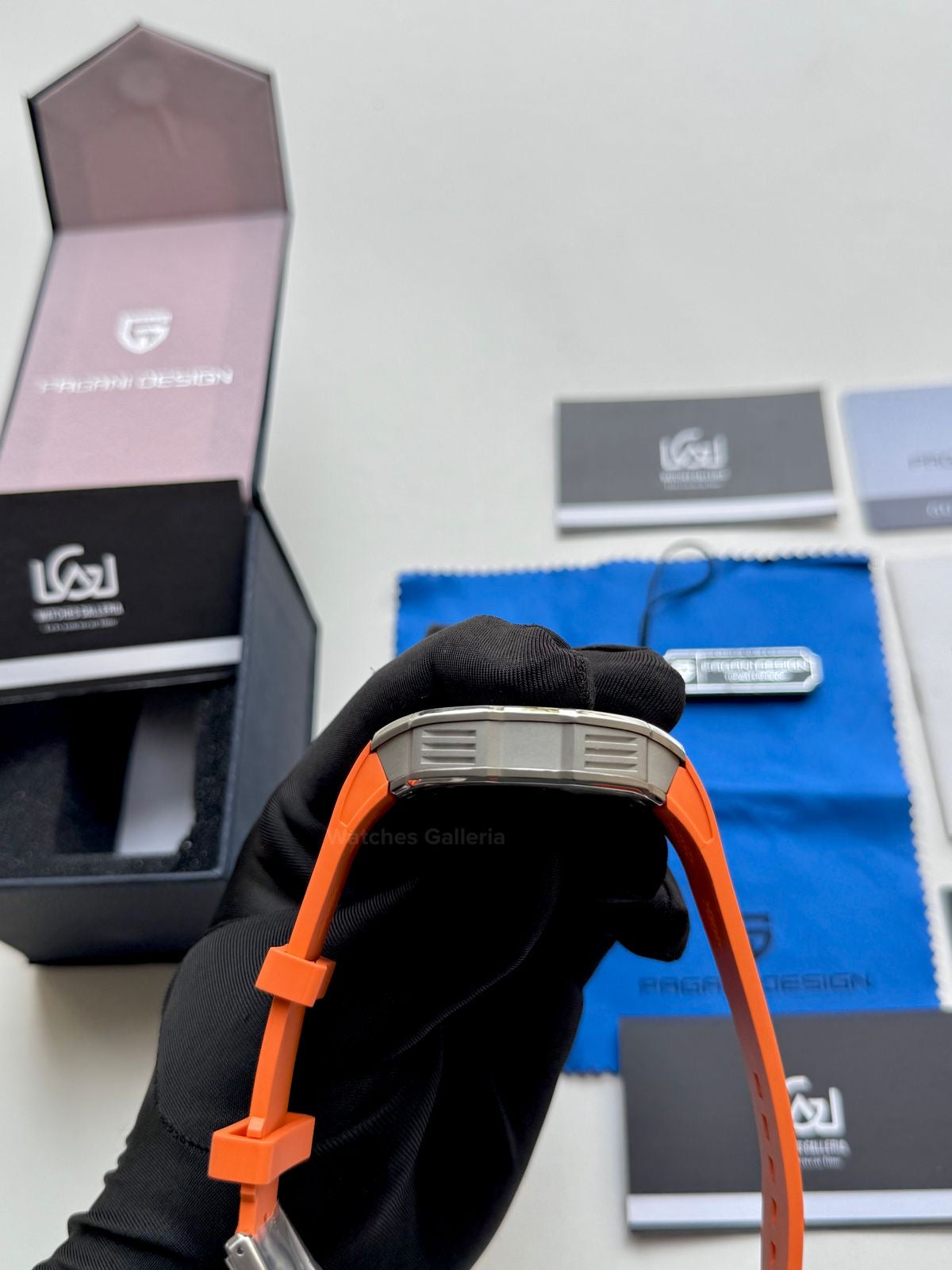 Pagani Design Tonneau Calendar Quartz PDys012 (Orange) Pagani Design in Pakistan