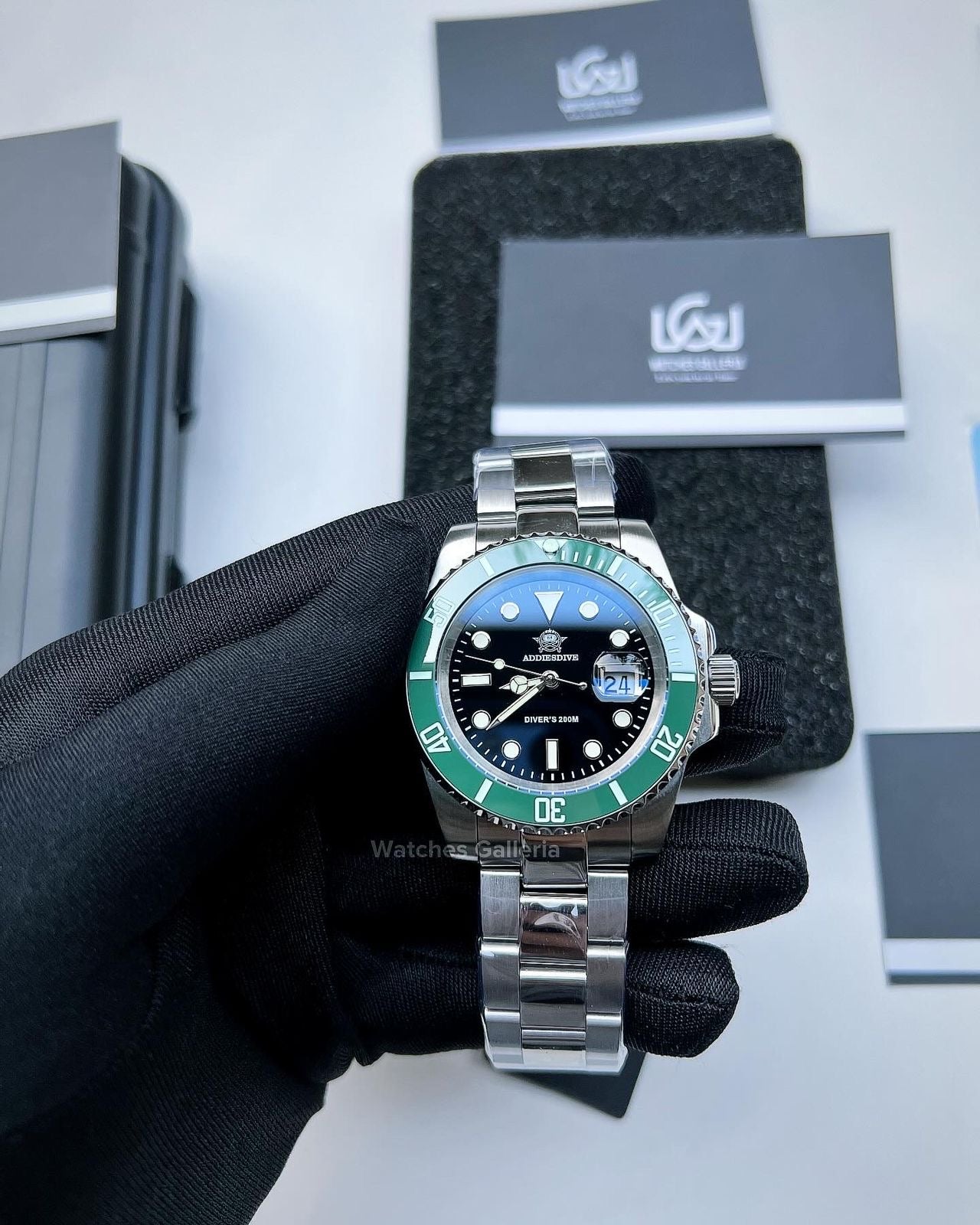 Addiesdive Submariner Kermit MY-H3-2QZ