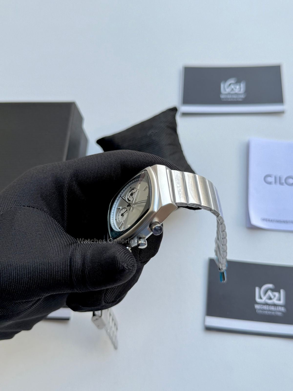 Ciloa Chronograph Steel (Silver) ciloa501 Watches Galleria