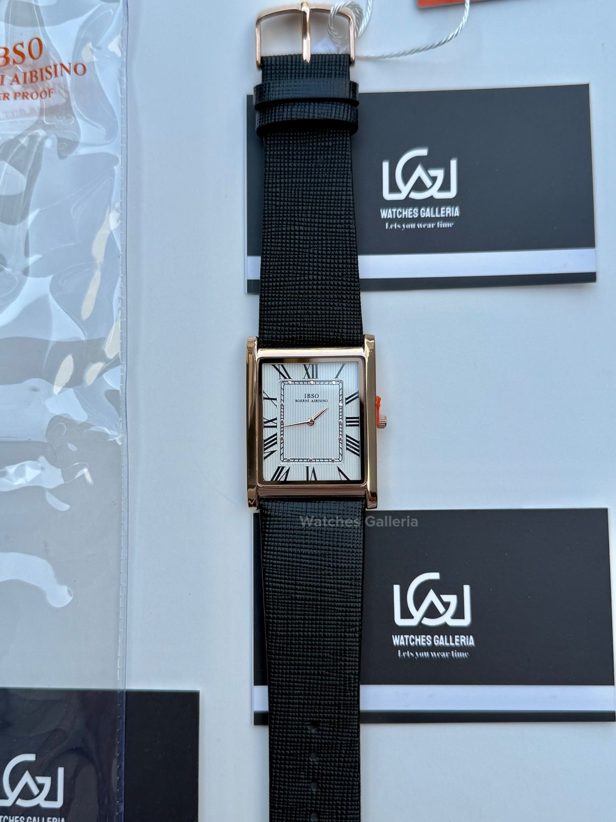 IBSO Tank Watch Quartz (White) IBSO2232 Watches Galleria
