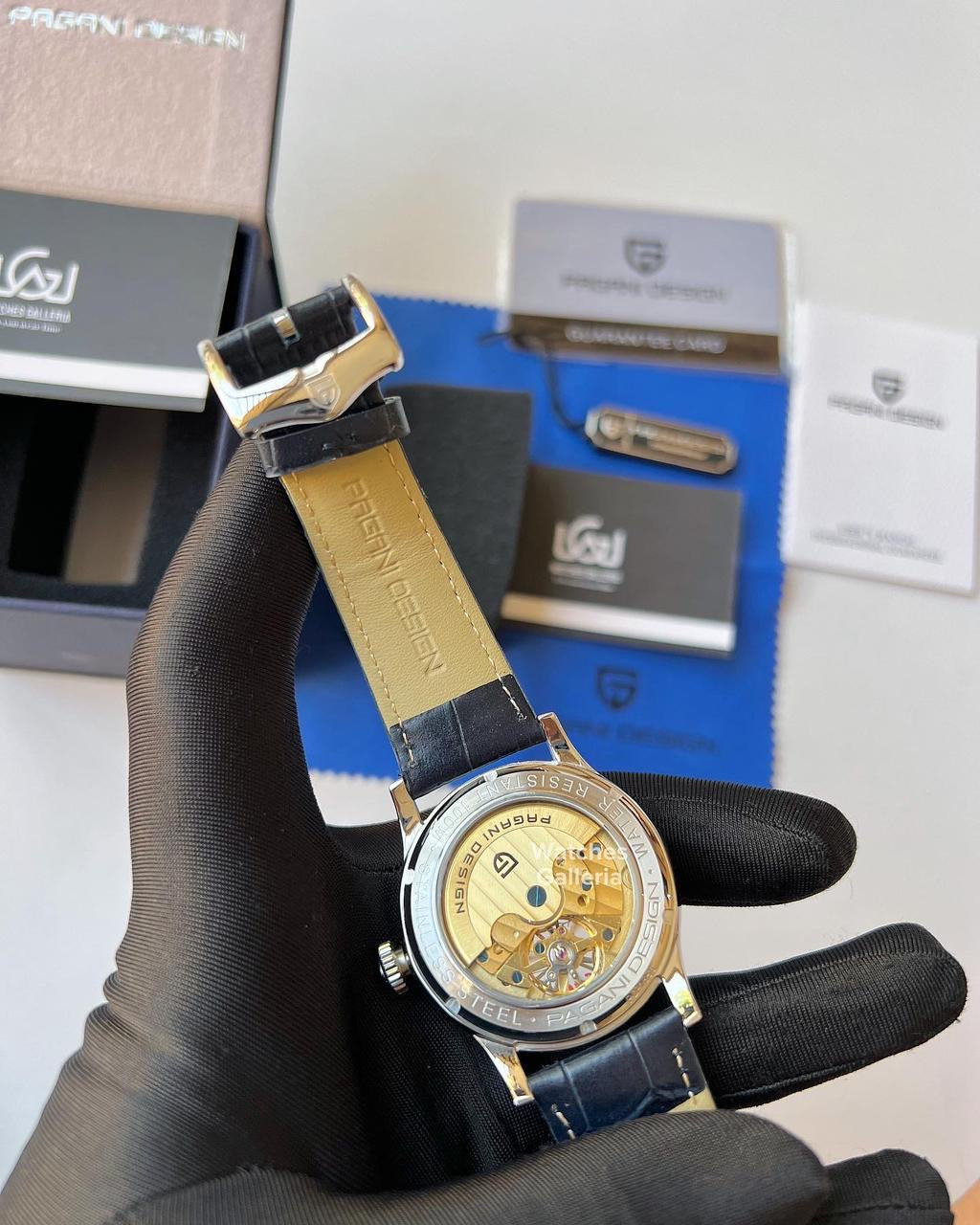Pagani Design Cocktail Moonphase Tourbillon Automatic (Blue) PD1656 "DISCONTINUED"
