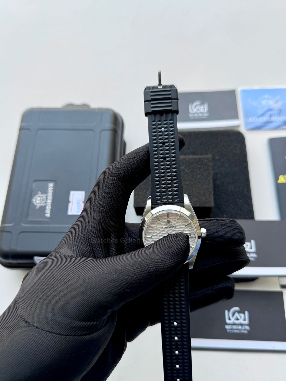 Addiesdive AD2118 Omiwatari White Silicon Edition “White” Addiesdive Watch in Pakistan