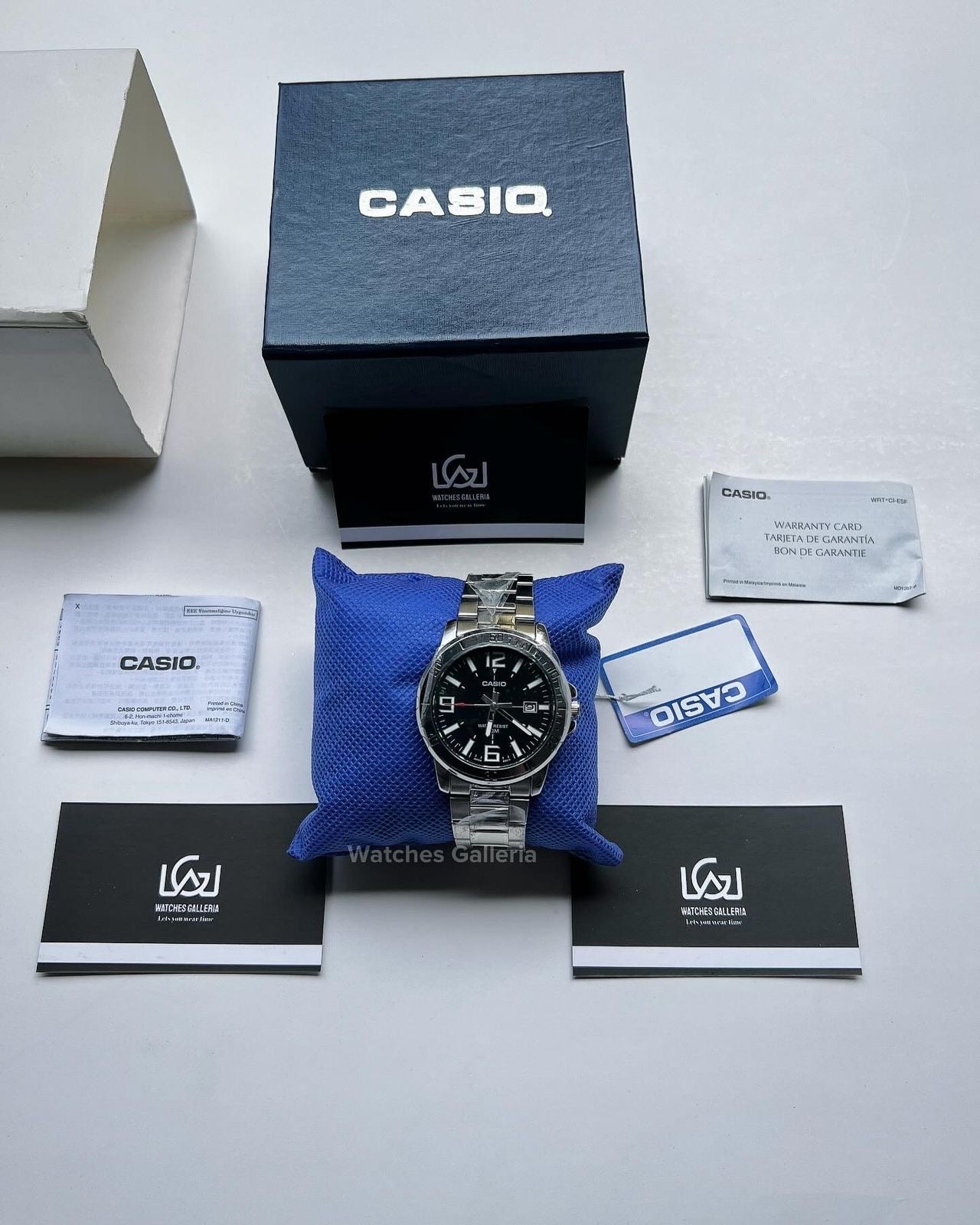 Casio Classic Date (Black) MTP-VD01D Watches Galleria