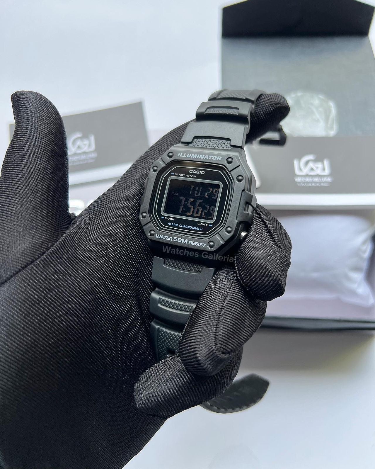 Casio Digital Watch (Black) W218H
