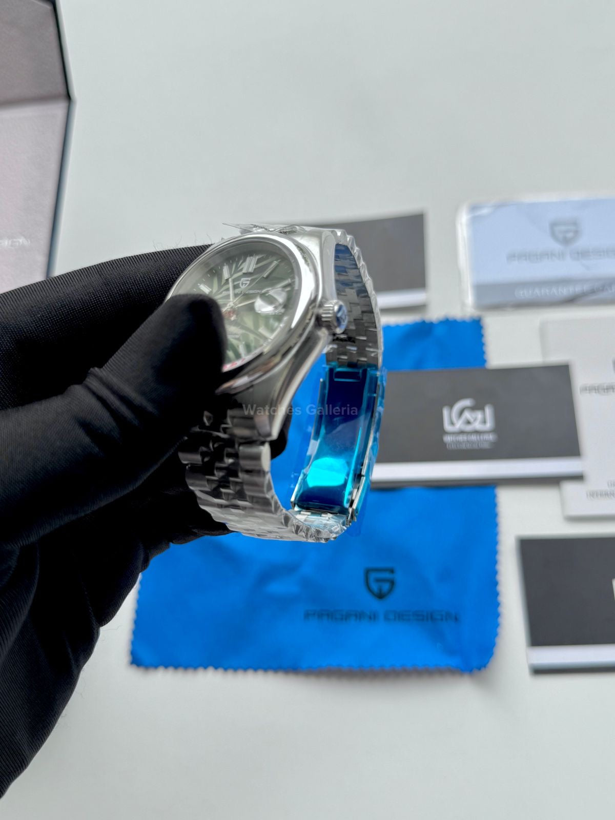 Pagani Design Oyster Perpetual Jubilee Automatic PD1715 Palm Dial (Green) Pagani Design in Pakistan