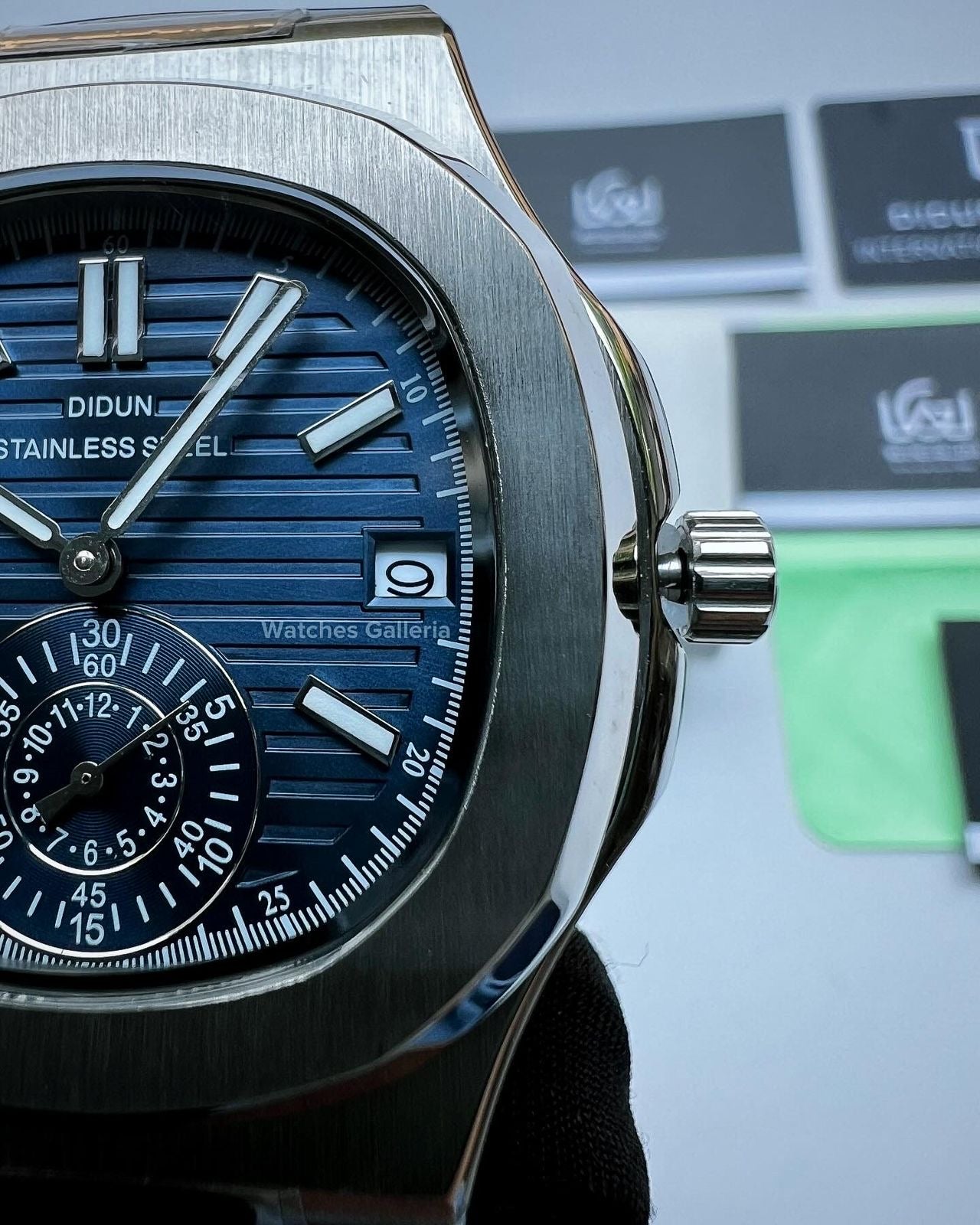 Didun Nautilus Sub Dial Quartz (Blue) PD49 Watches Galleria