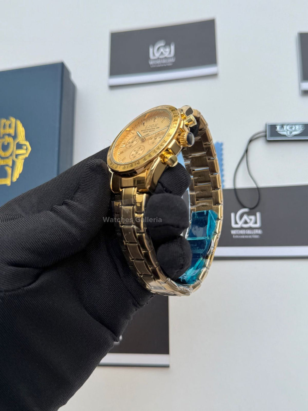 Lige Speedmaster (Gold) lige89137 Watches Galleria