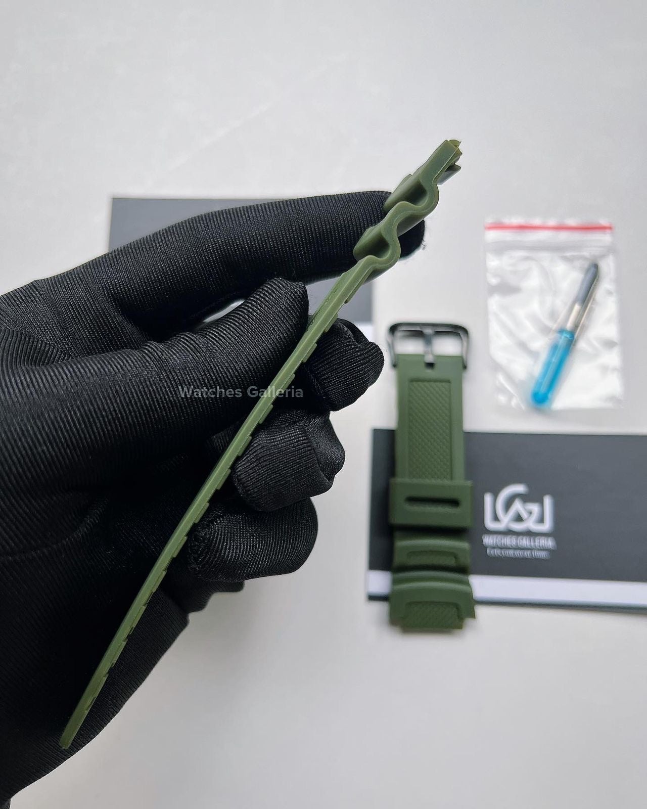 Silicon Straps (Green) For Casio W218H | F108 | AE1100 | AE1200 | SGW300 | MRW200