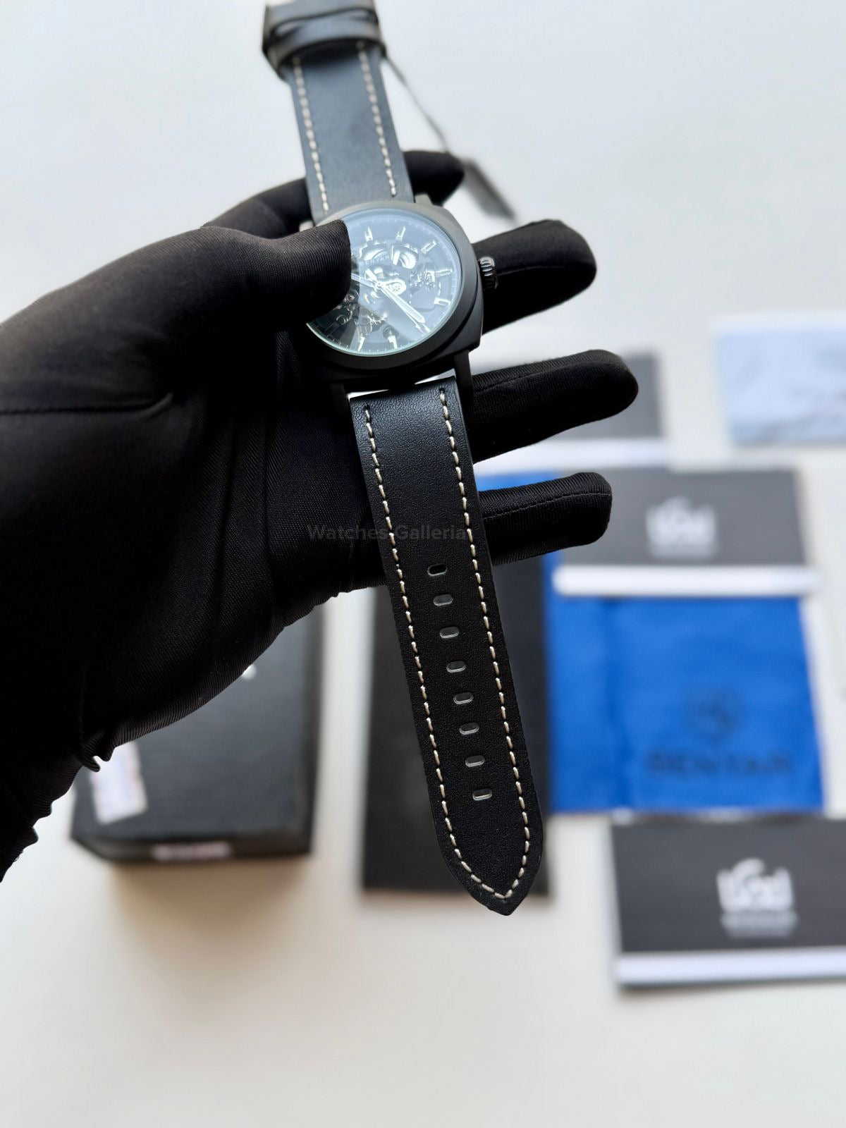 Benyar BY5121 Skeleton Automatic Watch (Black) Benyar in Pakistan