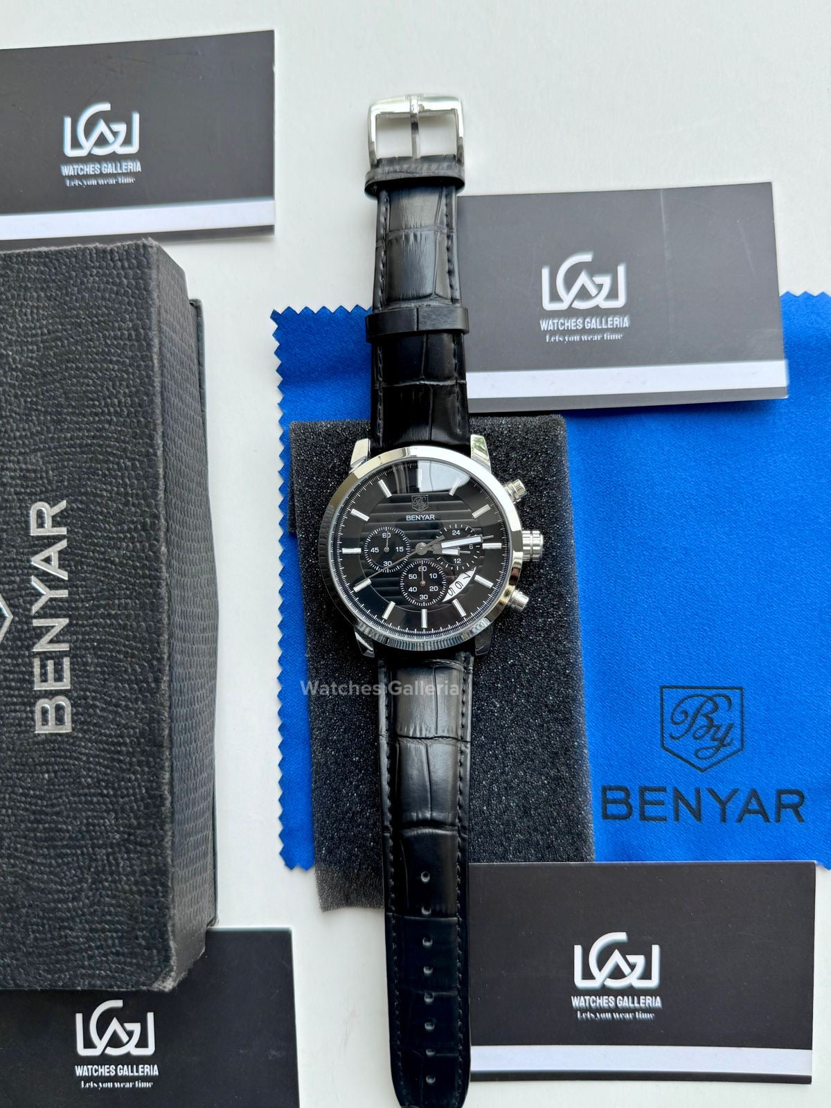 Benyar Classic Calendar Quartz (Black) BY5104 Watches Galleria