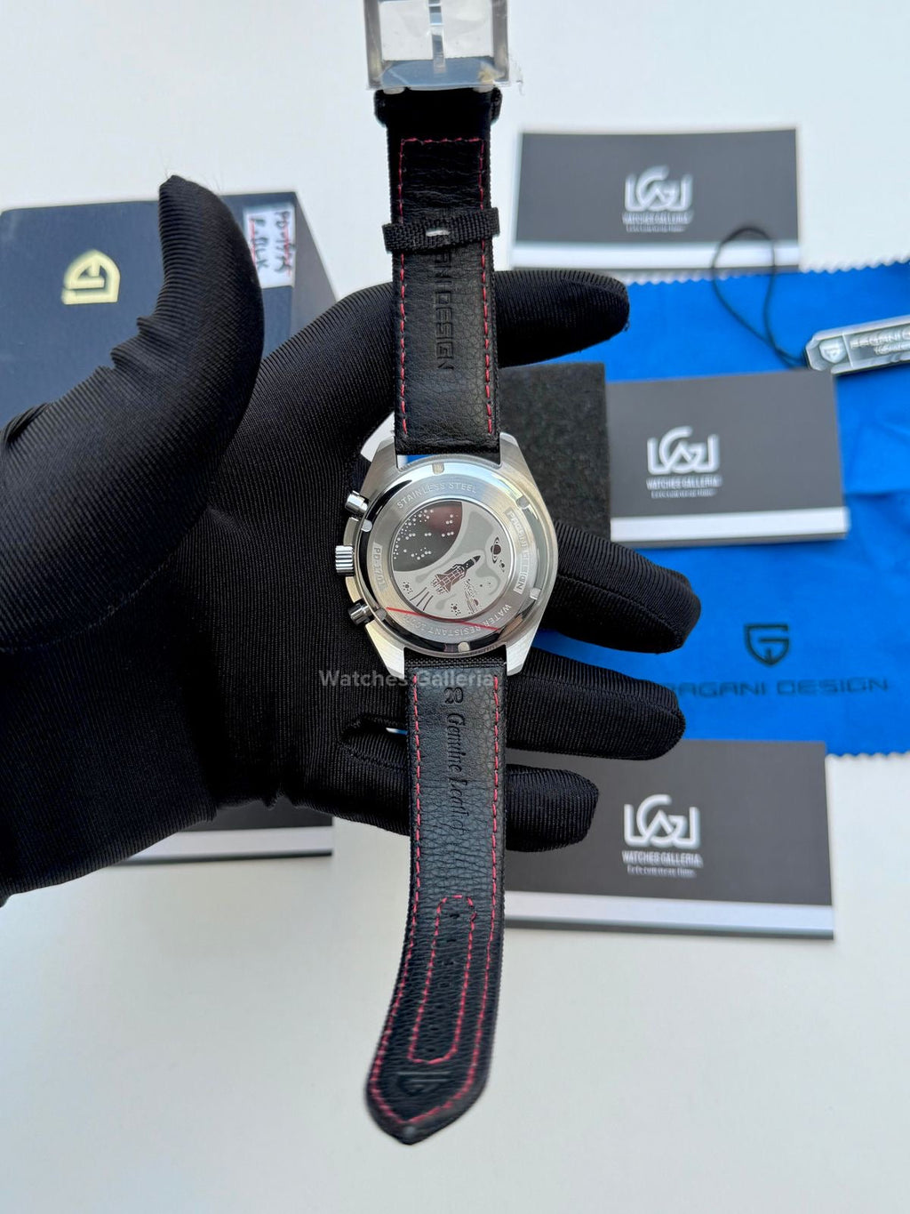 Pagani Design Speedmaster Moonwatch Quartz (White ~ Black) PD1701 Watches Galleria