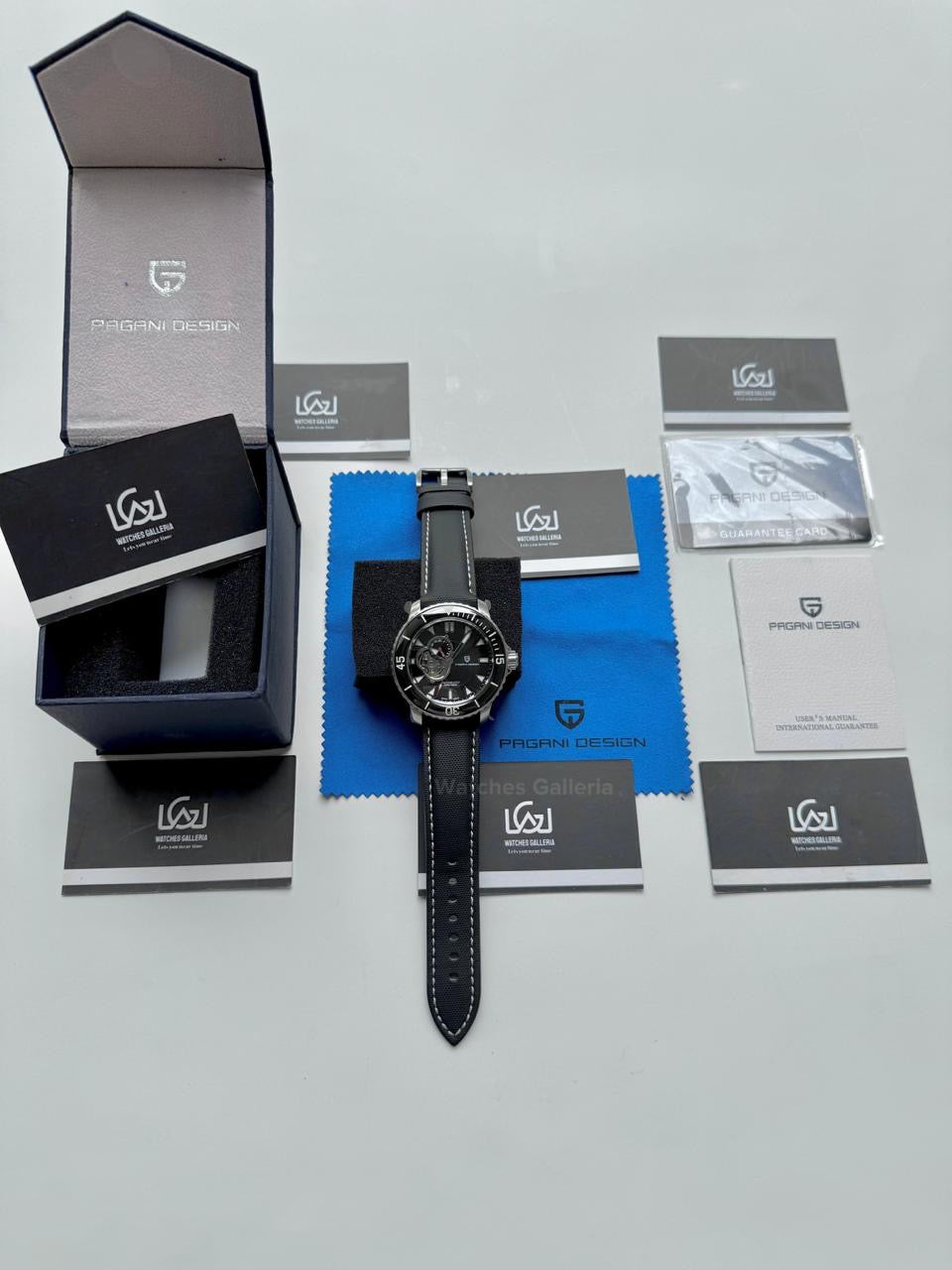 Pagani Design PD1674 Fifty Fathoms Open Heart Automatic Watch in Pakistan – 44mm Diver 200M, Sapphire Crystal, Seiko NH39 Movement, Luxury Men’s Mechanical Watch