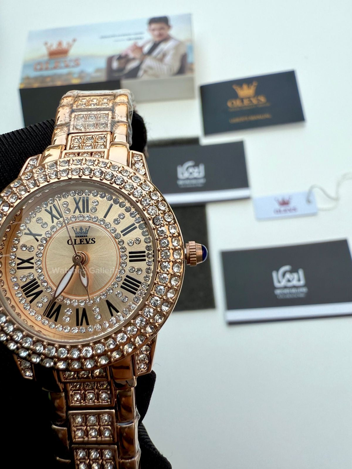 Olevs Stones Women Watch Quartz Olevs9943 Watches Galleria