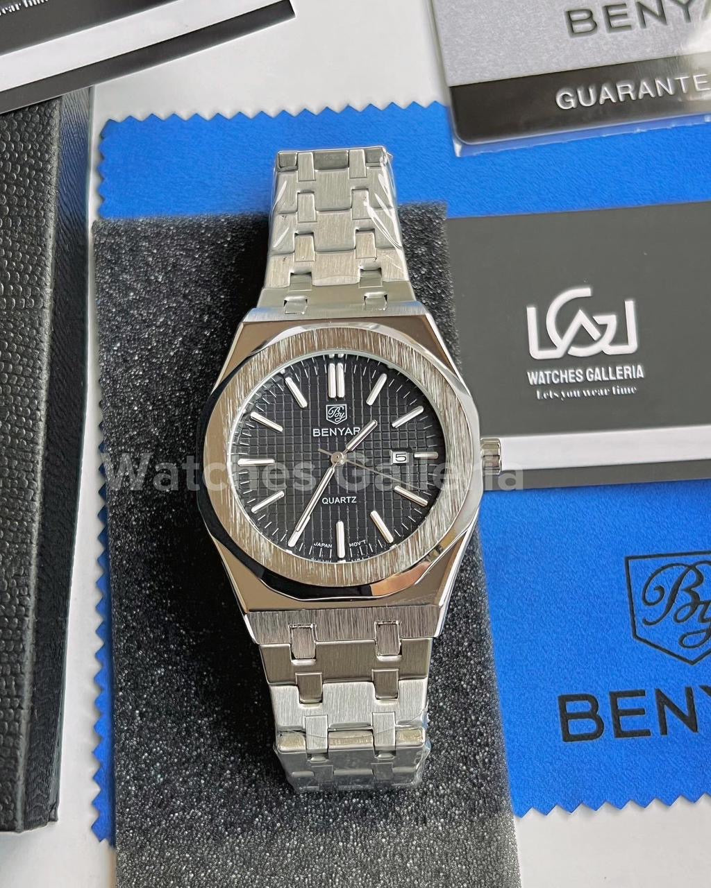 Benyar Royal Oak V1 Quartz (Black) BY5156