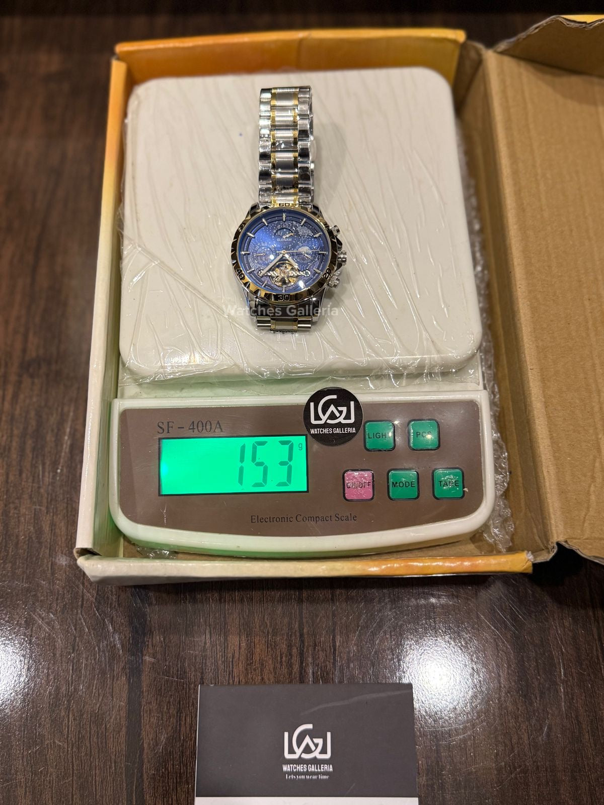 Glenaw Moonphase Automatic (Blue/Gold) GL8919 Watches Galleria