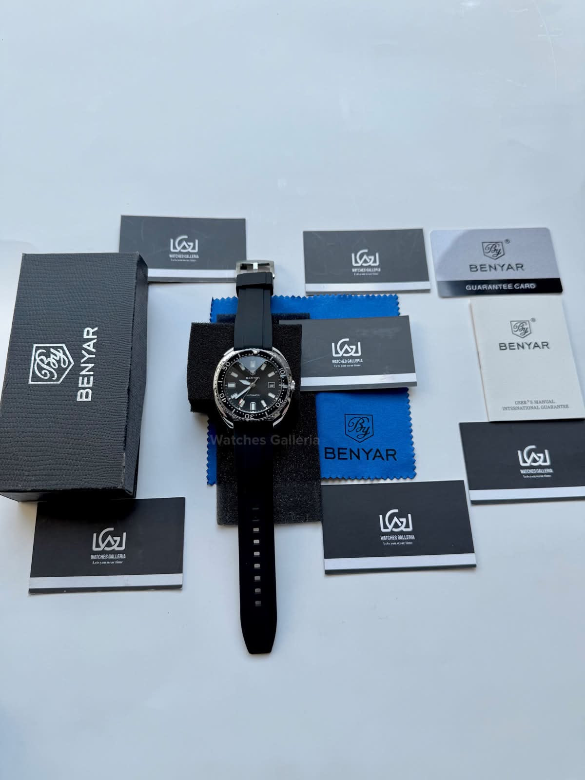 Benyar BY5211 Turtle Automatic Black Dial Luxury Men’s Watch in Pakistan – Stainless Steel Automatic Watch