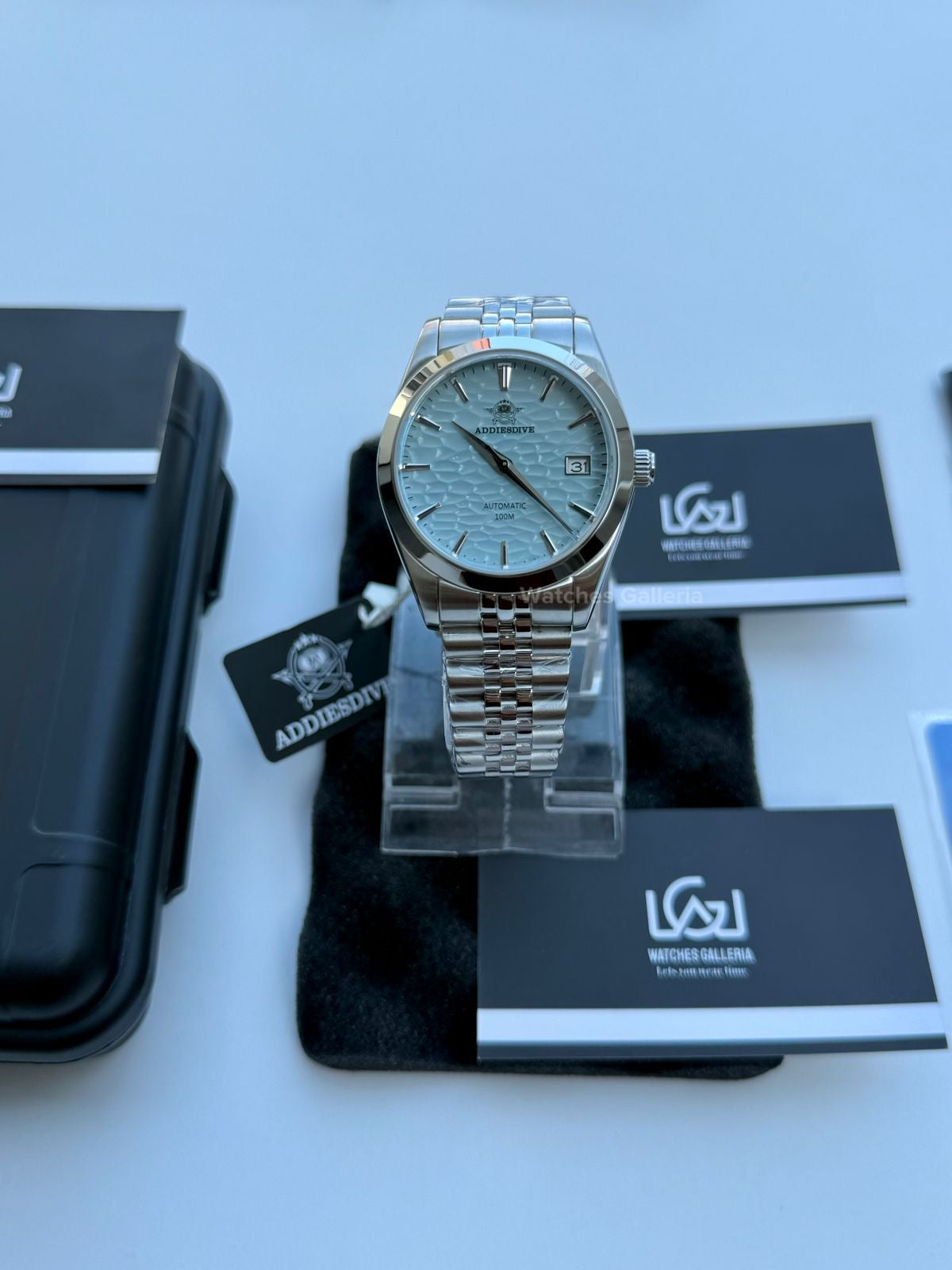 Addiesdive Omiwatari (Ice Blue) Japan Automatic Movement AD2118 Watches Galleria