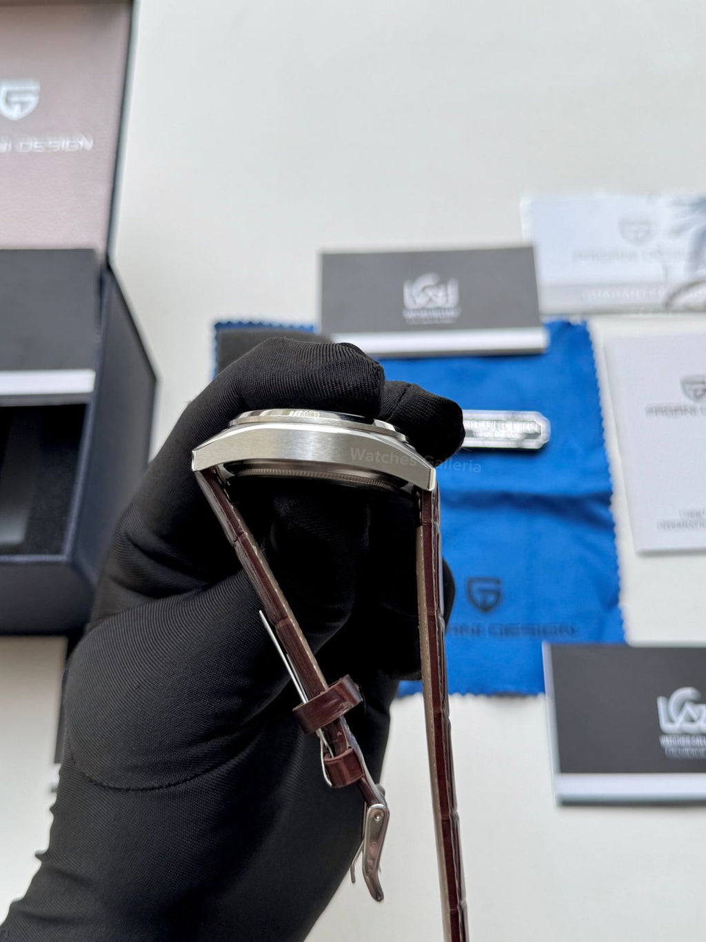 Pagani Design PD1717 Spirit Pilot Automatic (Green Leather Exclusive) Pagani Design in Pakistan