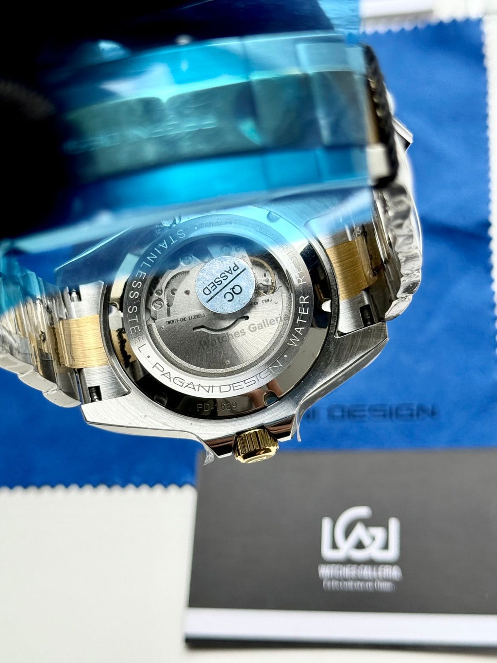 Pagani Design Submariner Automatic PD1639 (Gold Black) Pagani Design in Pakistan