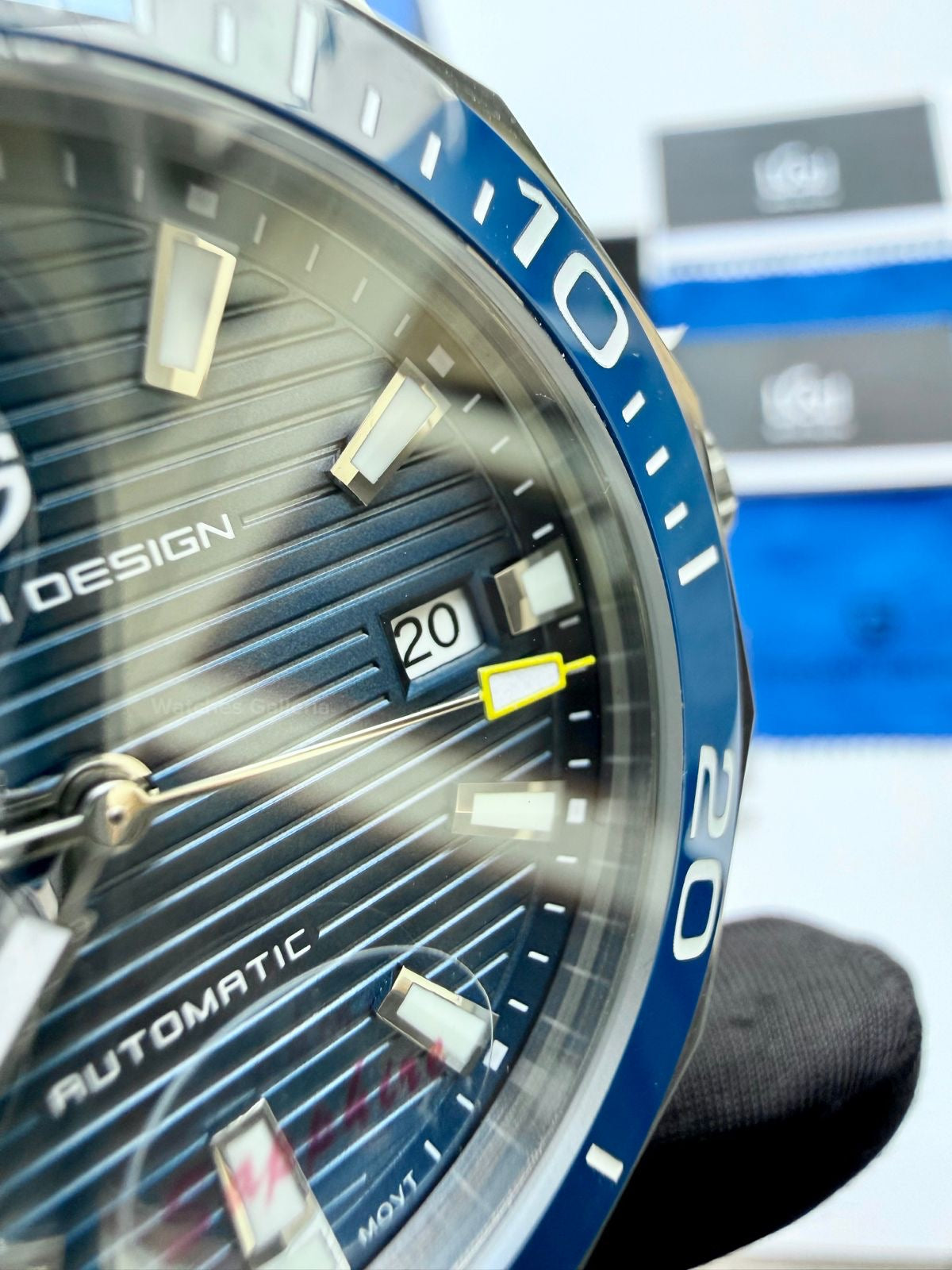 Pagani Design PD1668 Aquaracer Blue 43mm Automatic – Discontinued Model | Sapphire Glass | Seiko NH35A | 100M WR