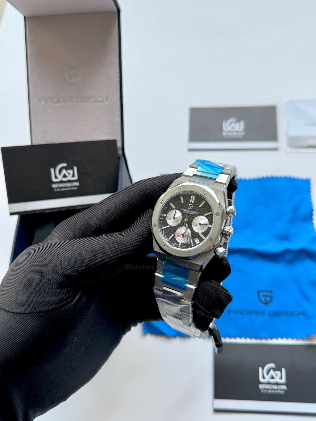 Pagani Design PD1707 Royal Oak Chronograph (Black Dial) Pagani Design Pakistan