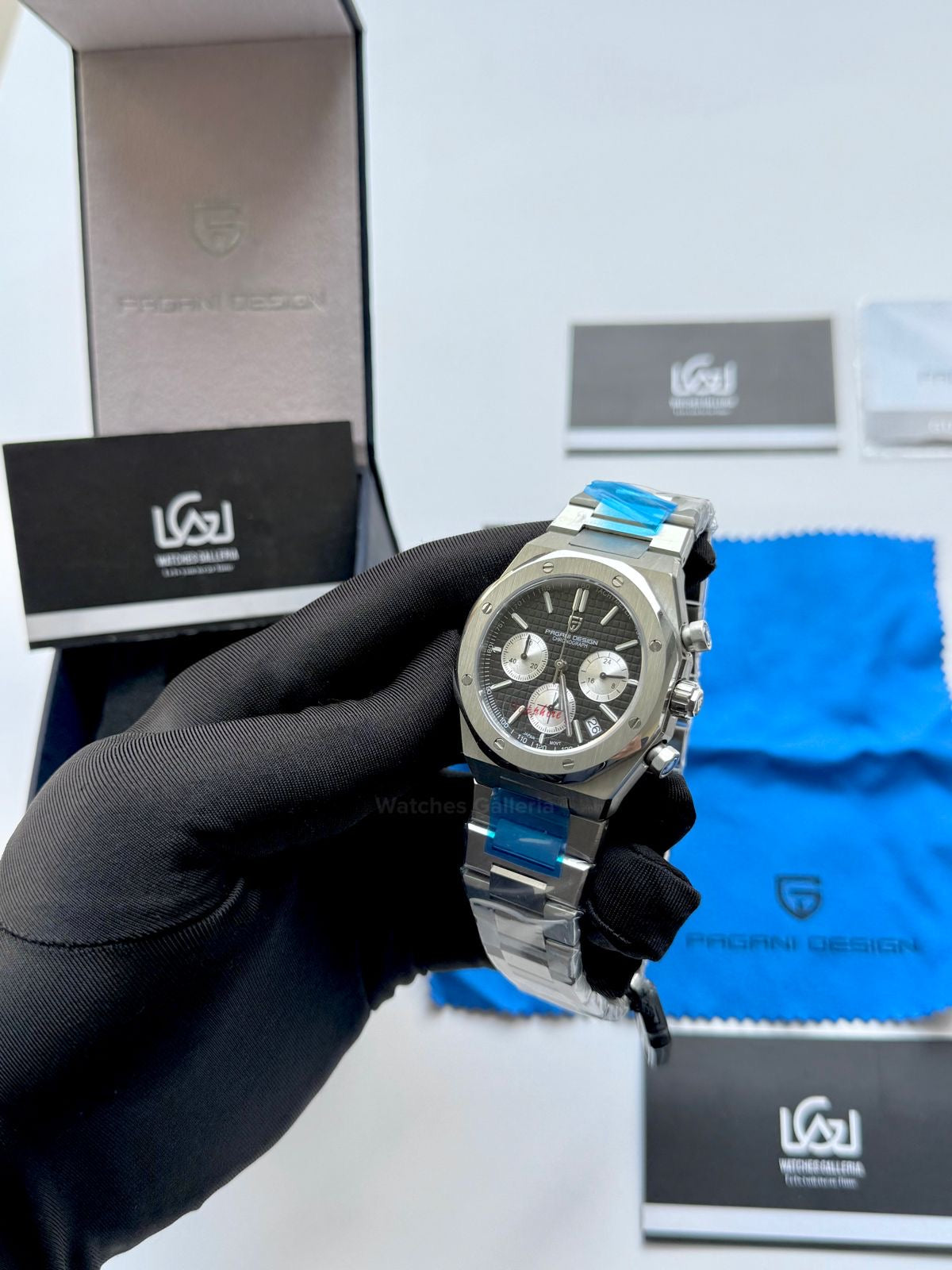 Pagani Design PD1707 Royal Oak Chronograph (Black Dial) Pagani Design Pakistan