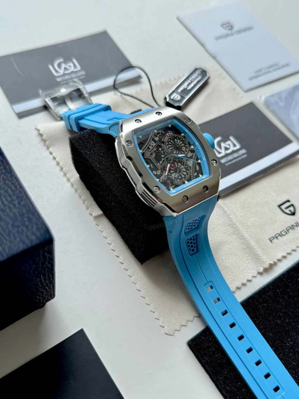 Pagani Design Tonneau Calendar Quartz PDys012 (Sky) Pagani Design in Pakistan