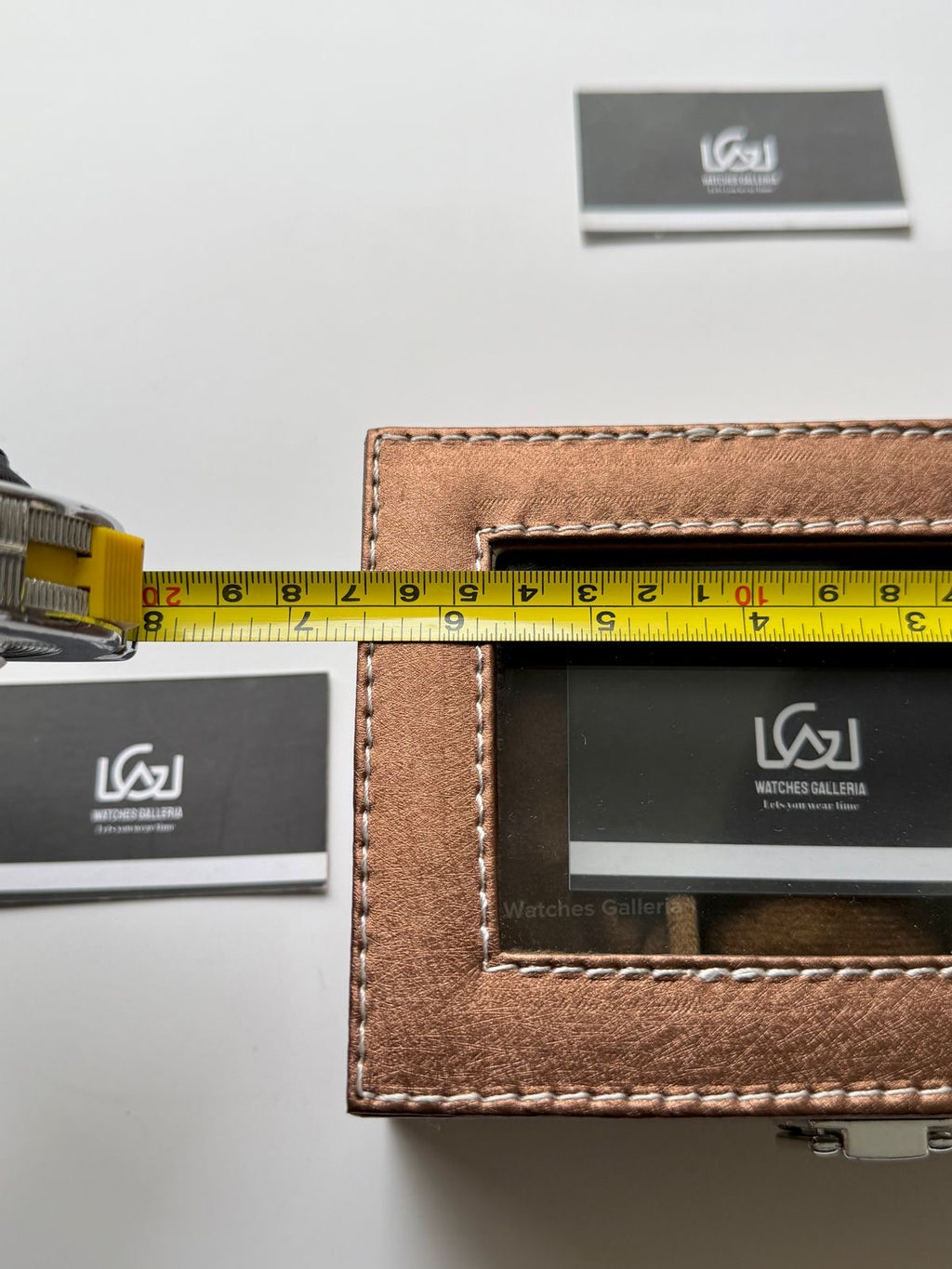 Watch Organizer Box (Brown) | 3 Slots Watch Box | Watch Storage Box | Watch Box