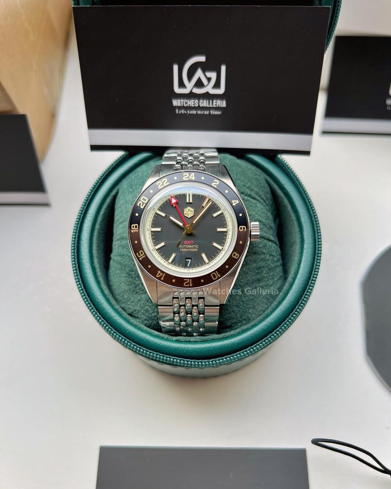 San Martin GMT RootBeer Automatic SN0116 Watches Galleria