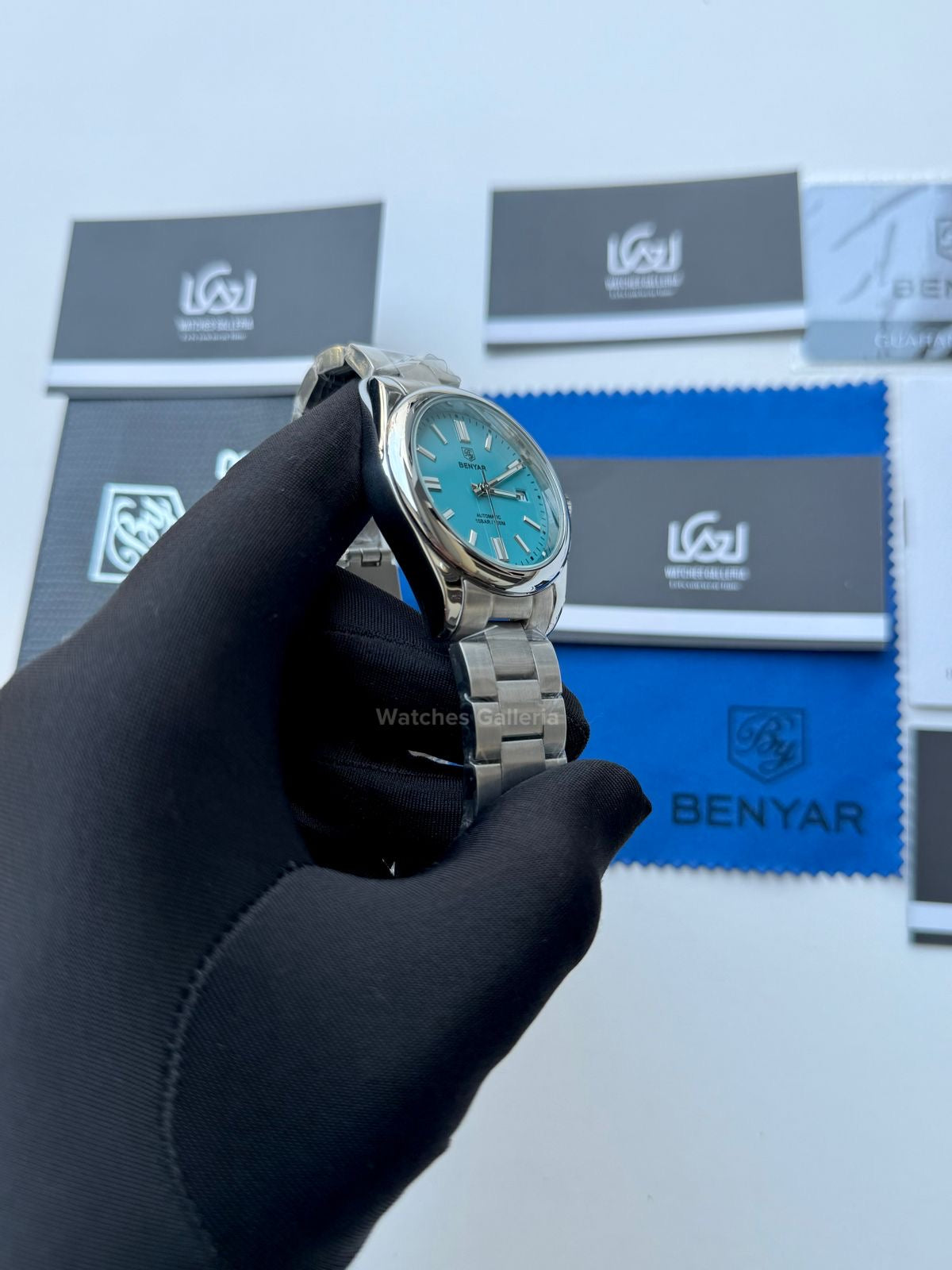 Benyar Oyster Perpetual Automatic (Tifanny Blue) BY5185 Watches Galleria