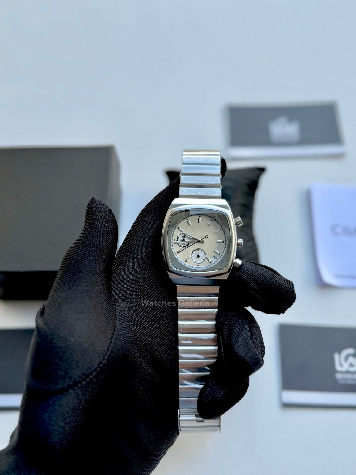 Ciloa Chronograph Steel (Silver) ciloa501 Watches Galleria