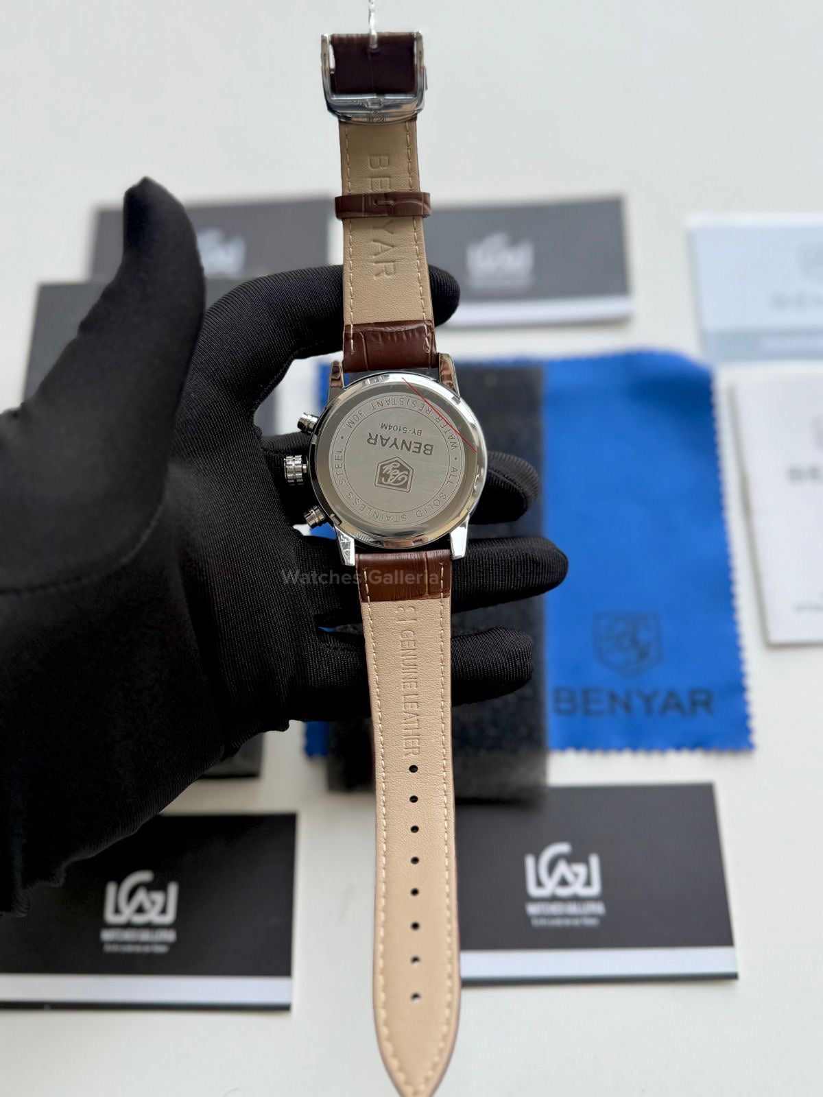 Benyar Classic Calendar Quartz (Brown) BY5104 Watches Galleria