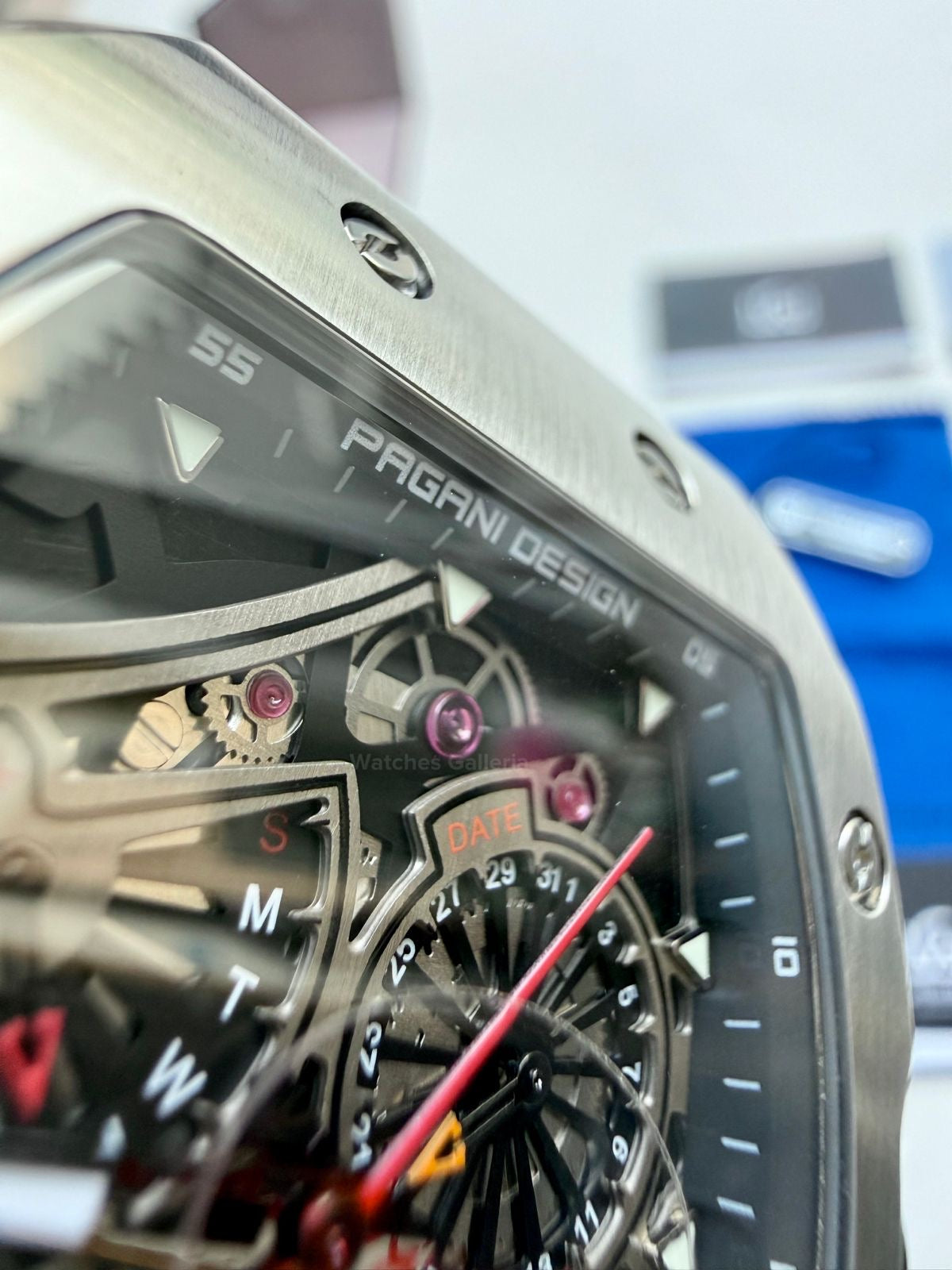 Pagani Design Tonneau Calendar Quartz PDys012 (Black) Pagani Design in Pakistan