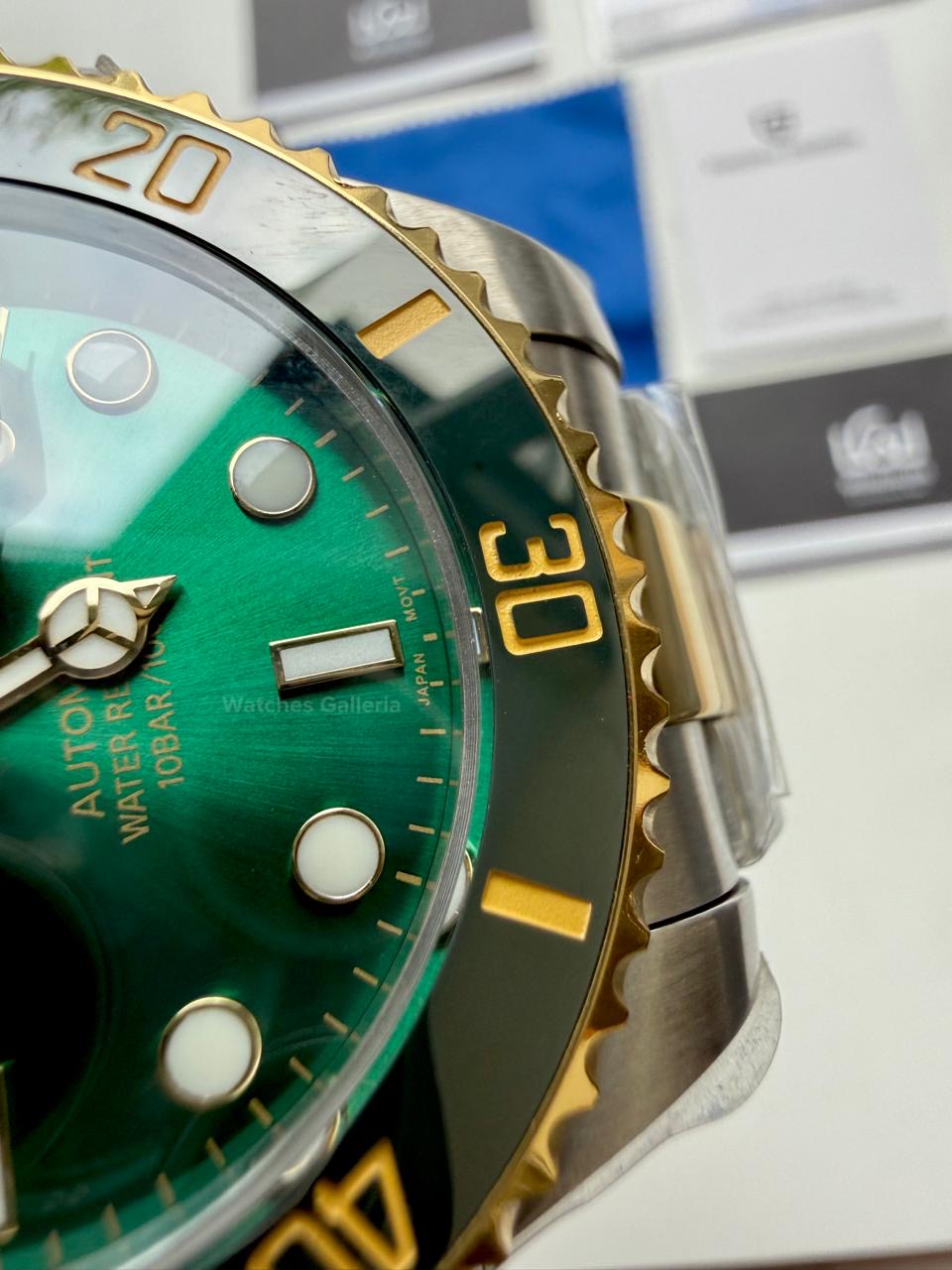 Pagani Design Watch PD1639 Submariner Automatic (Gold Green) Pagani Design in Pakistan