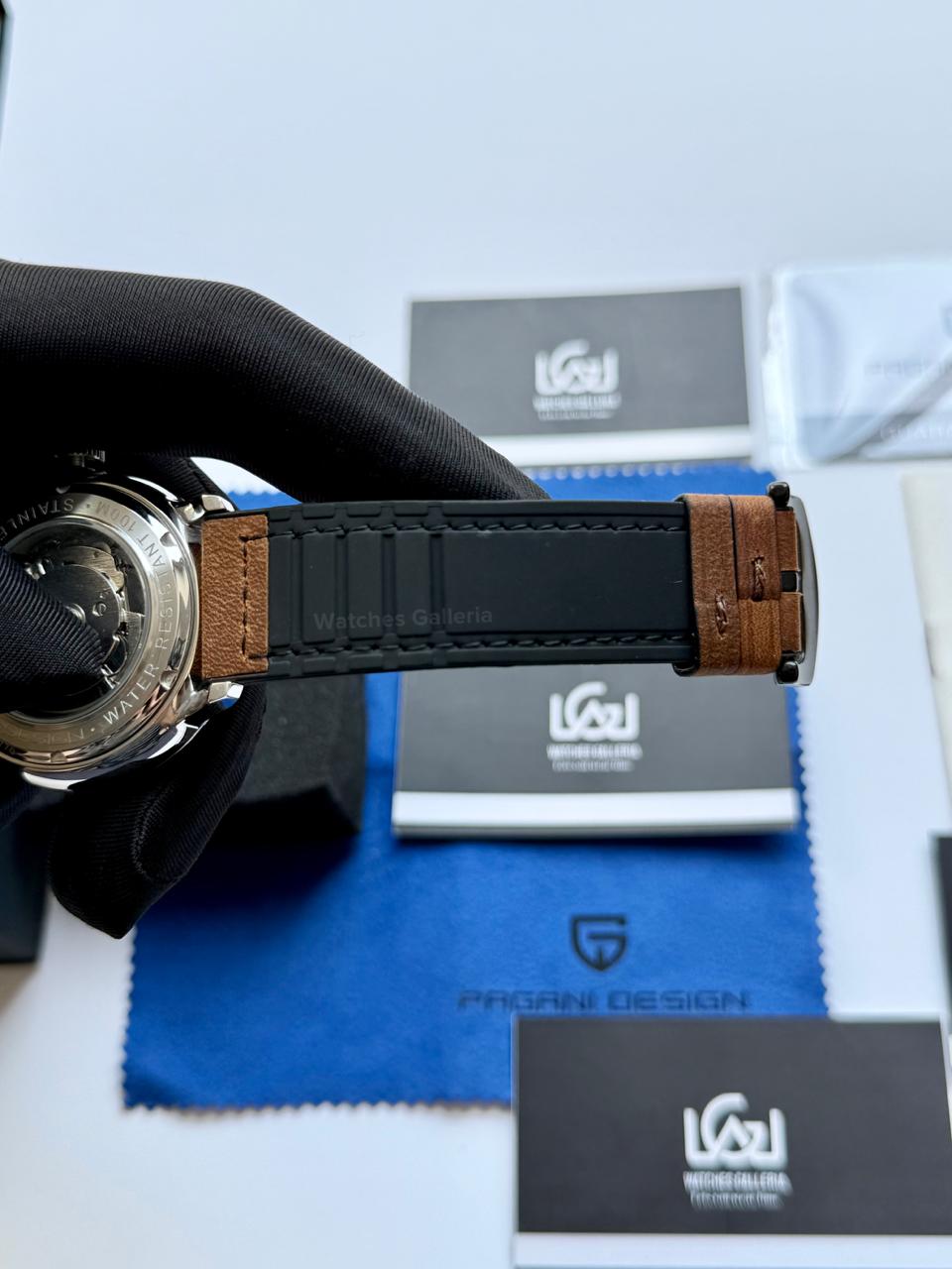 Pagani Design PD2770 Cocktail Automatic Watch Brown Black Dial – Luxury Men’s Mechanical Dress Watch in Pakistan | Watches Galleria