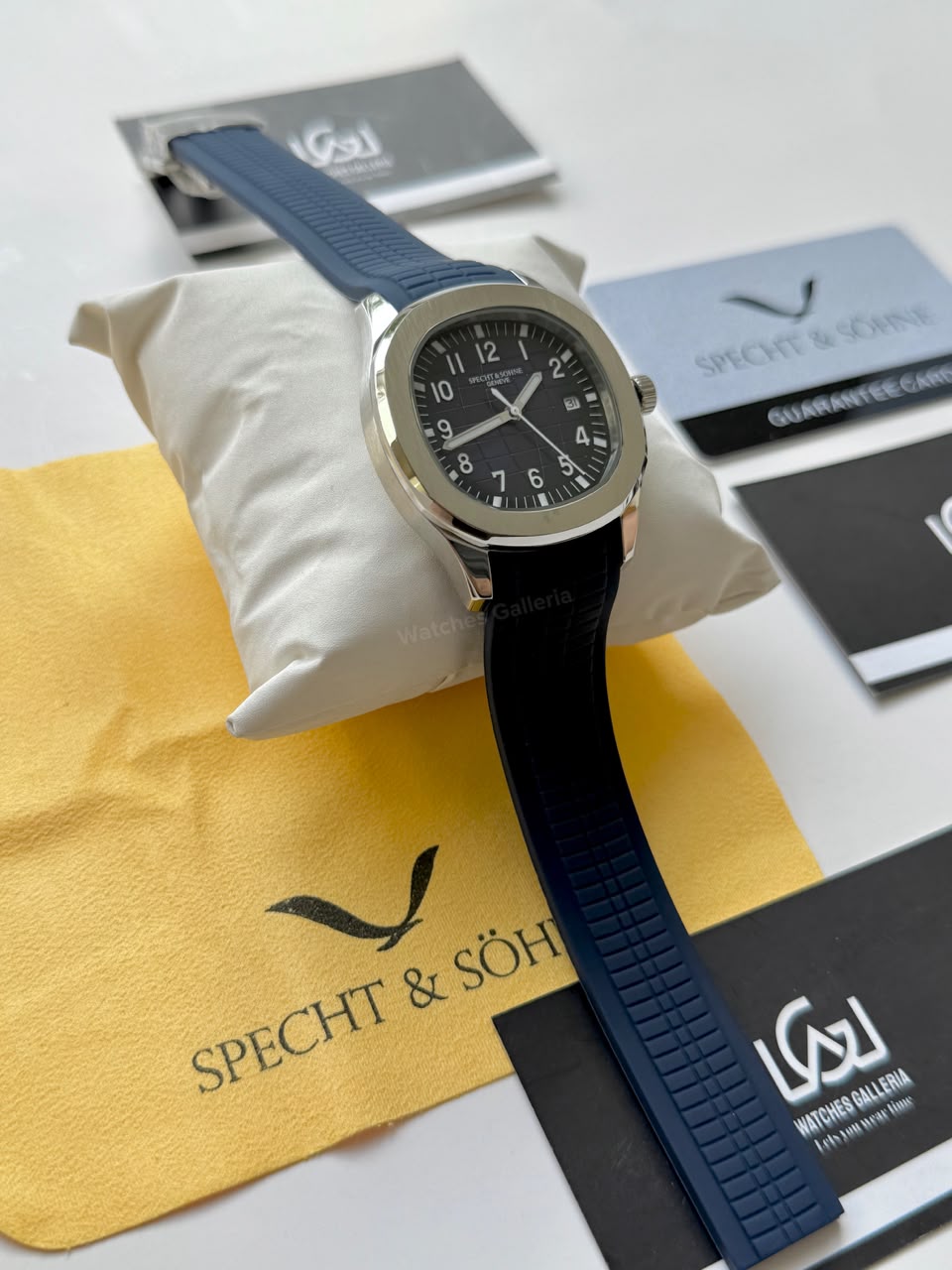 Specht & Sohne SP0008A1 Aquanaut Blue Automatic Watch for Men Sapphire Crystal Original Specht & Sohne Watch Pakistan