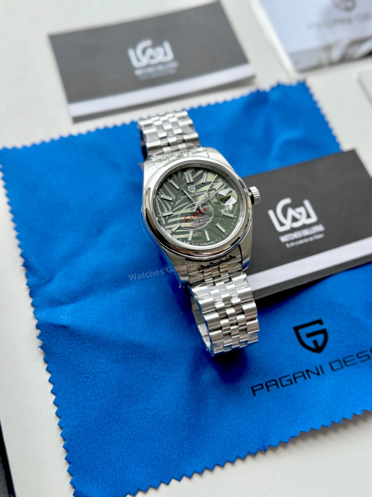 Pagani Design Oyster Perpetual Jubilee Automatic PD1715 Palm Dial (Green) Pagani Design in Pakistan