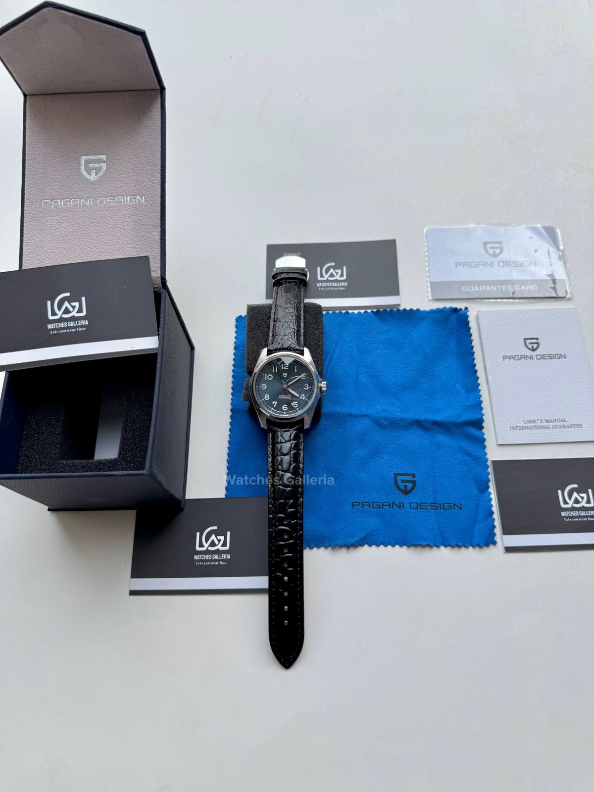 Pagani Design PD1717 Spirit Pilot (Blue/Black Leather Exclusive) Pagani Design in Pakistan