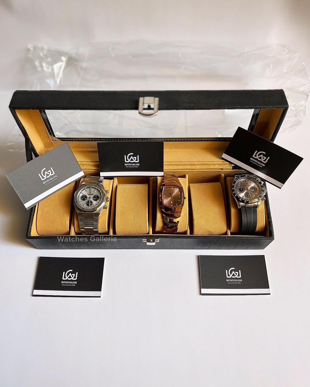 Watch Organizer Box Wooden (6 Slots)