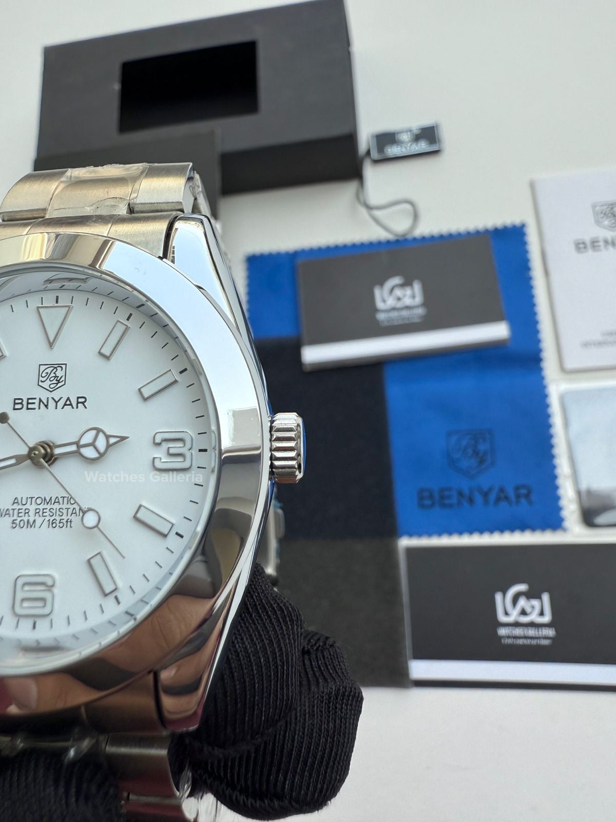 Benyar Explorer Automatic (White) BY5177 Watches Galleria