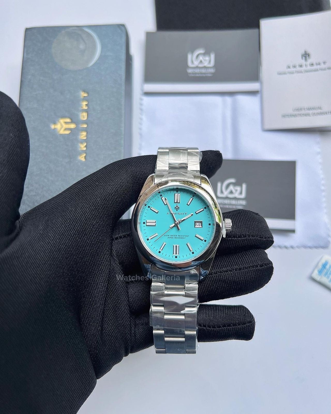 Aknight Oyster Perpetual Quartz (Tifanny Blue) AK2113