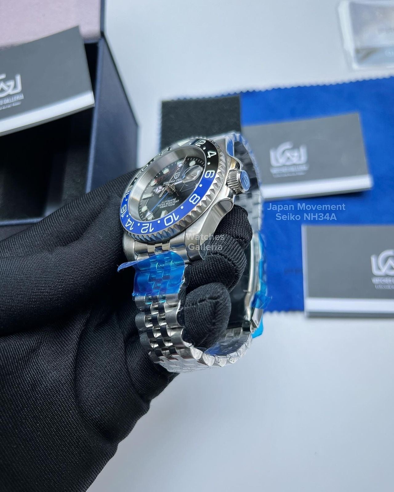 Pagani Design GMT Master Automatic Seiko NH34A (Batman) PD1662A