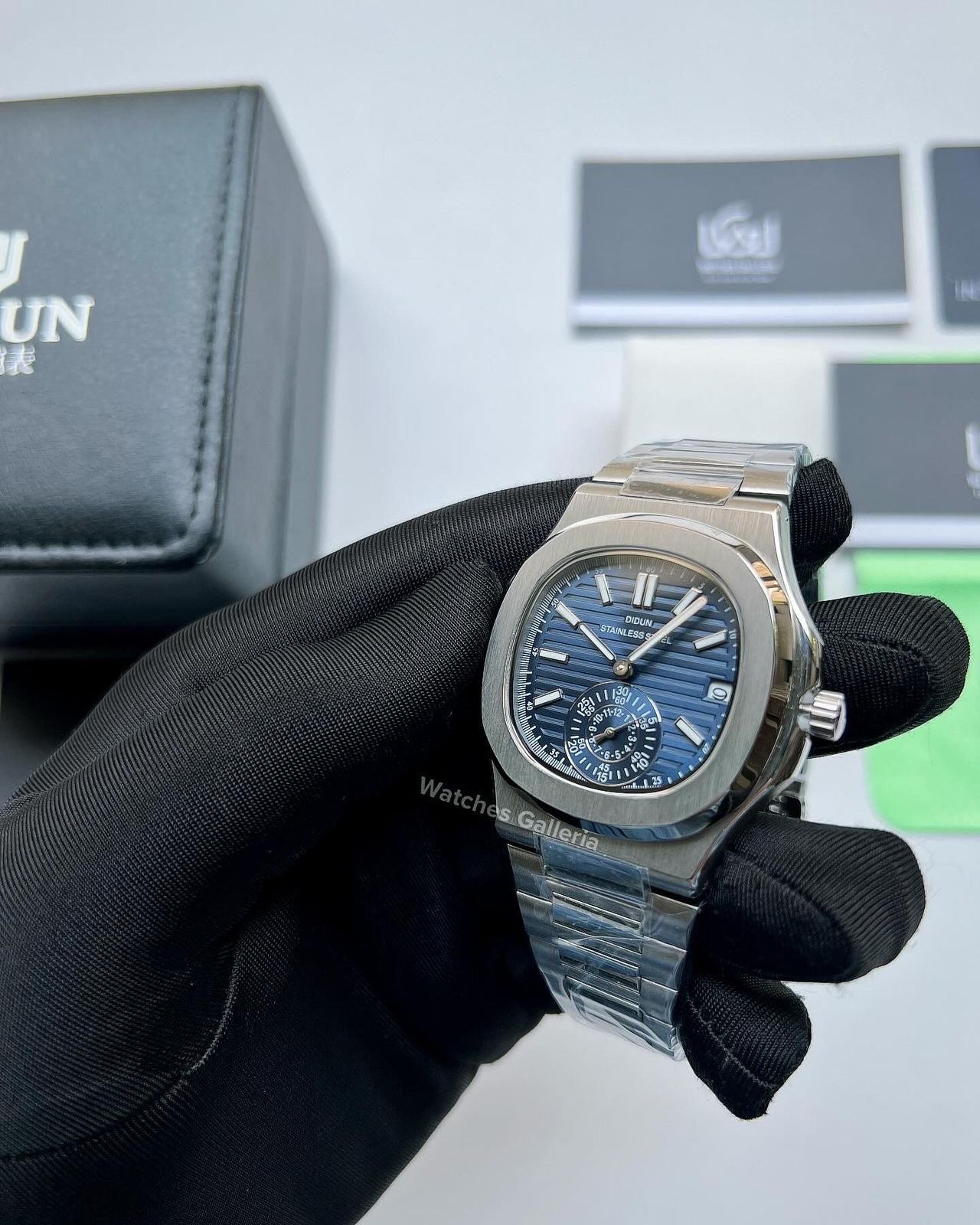 Didun Nautilus Sub Dial Quartz (Blue) PD49 Watches Galleria