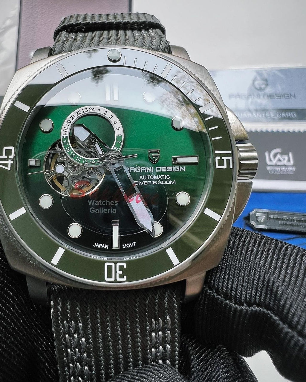 Pagani Design Submersible Green Dial PD1736