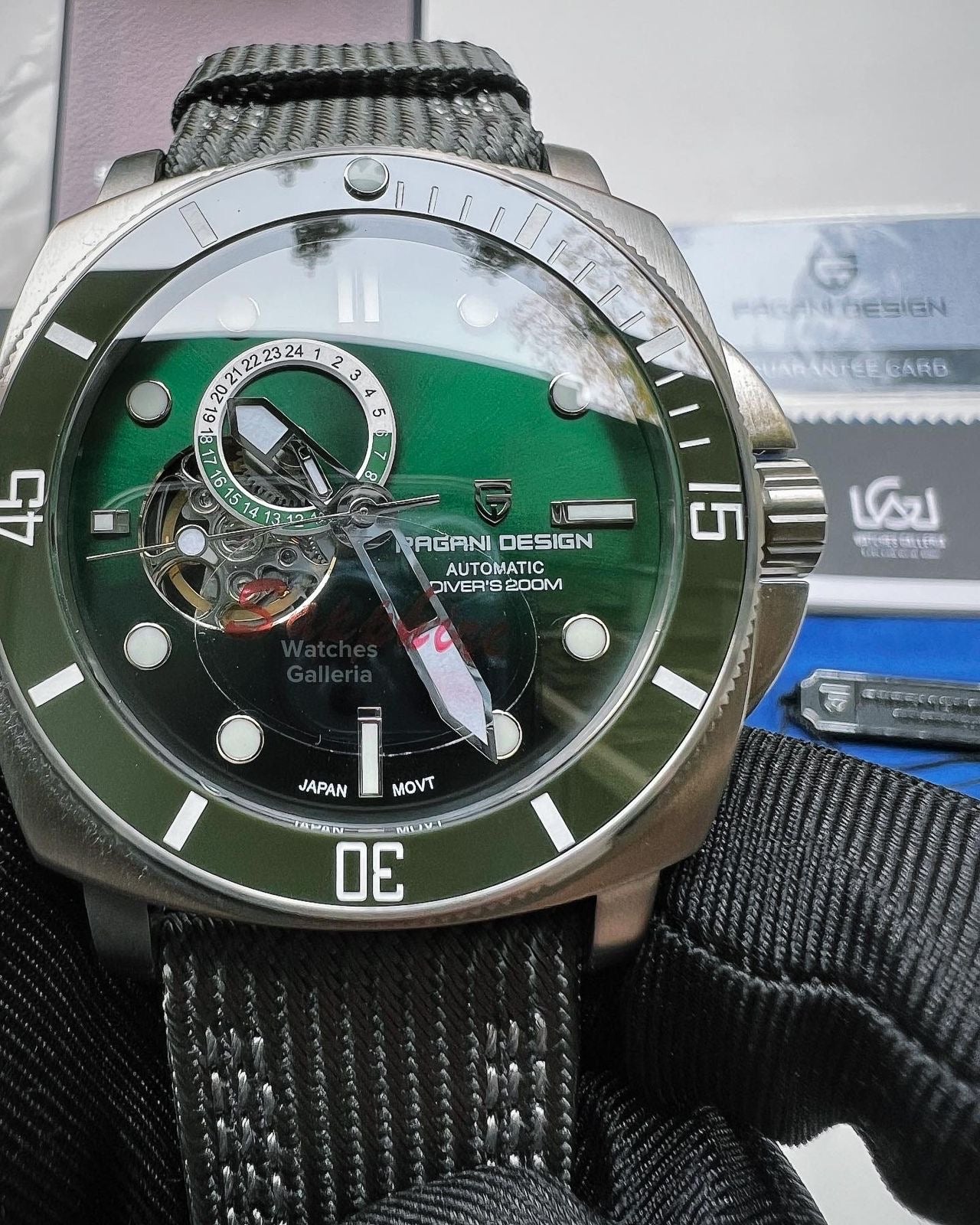 Pagani Design Submersible Green Dial PD1736