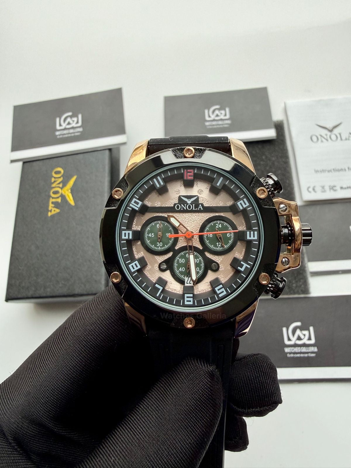 Onola Chronofighter ON6858 (Black Gold) Onola Watch