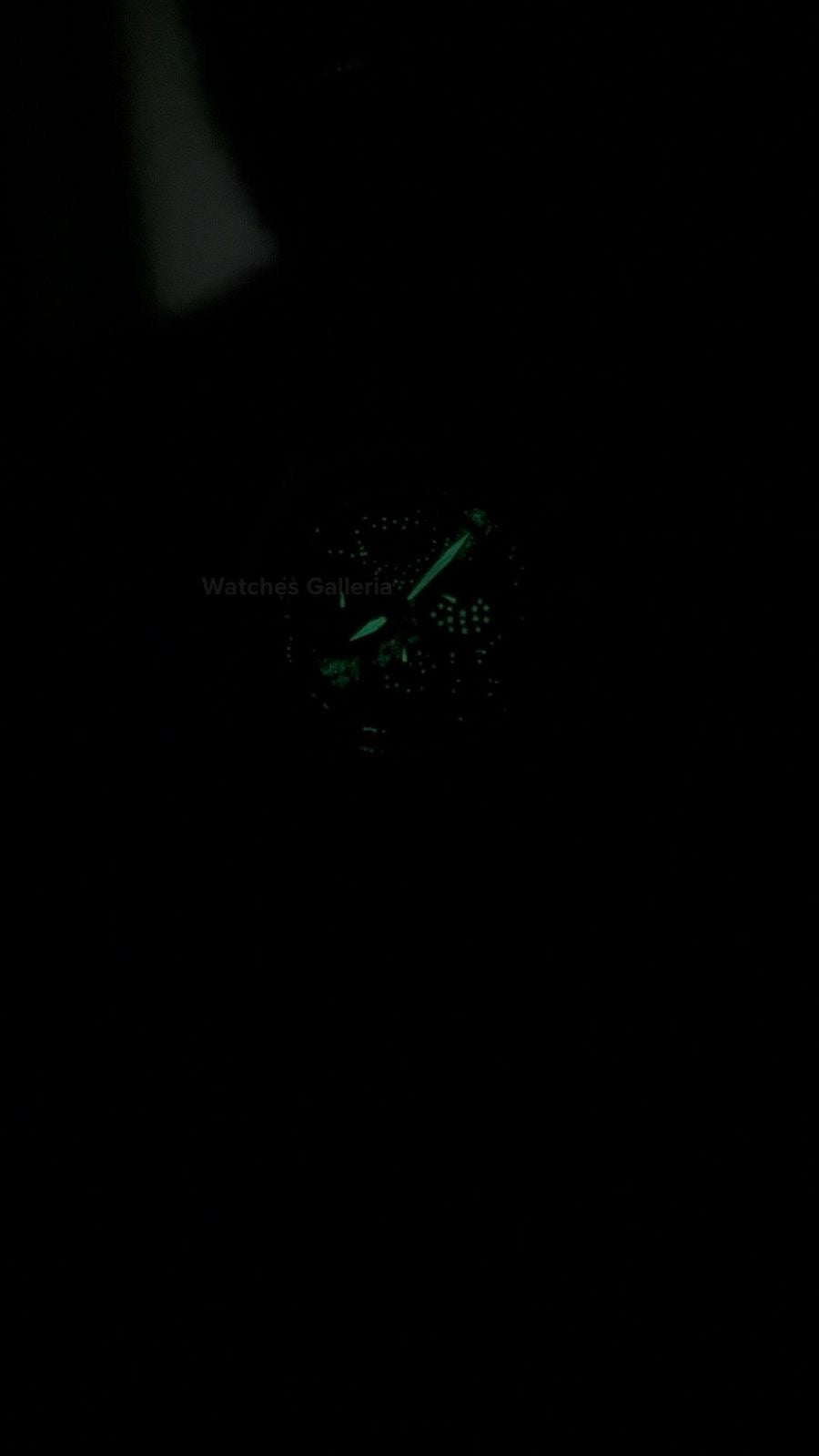 Lige Watch LG89107 Moonphase Chronograph (Black/Silver) Lige Watch in Pakistan