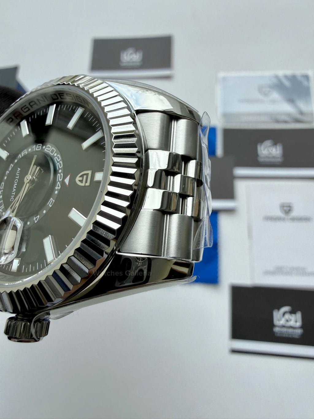 Pagani Design PD1888 Black Sky Dweller Black 40mm – First Time in Pakistan | Limited Edition Automatic GMT Watch