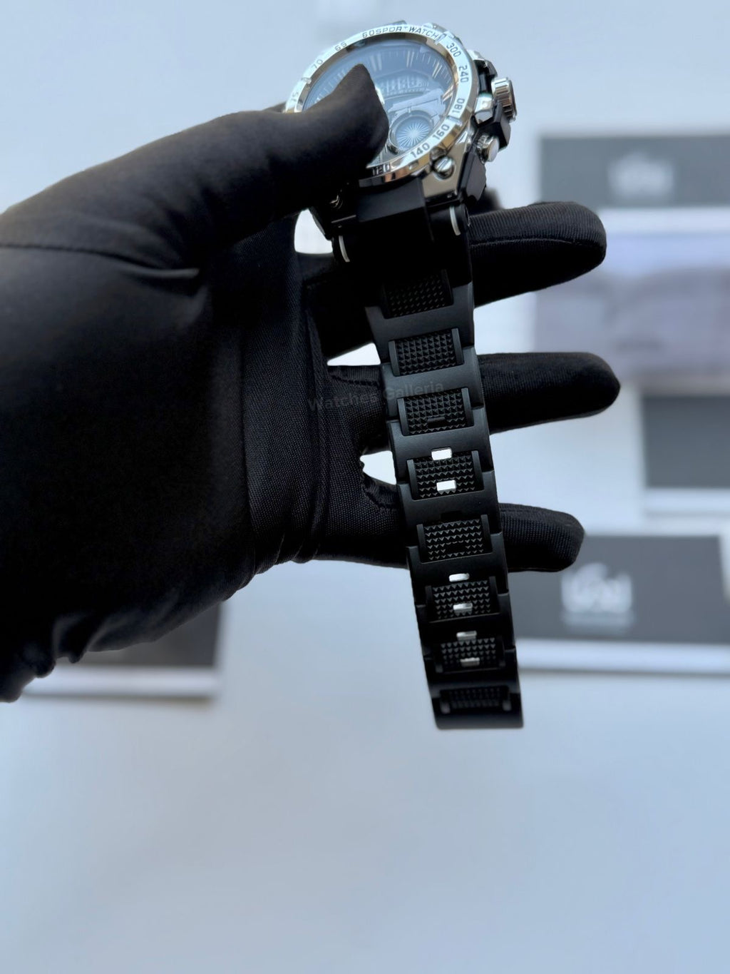Lige 8922 Sports Watch Silver Black 45mm Dual Display Analog Digital LED Alarm Waterproof 50M Silicone Strap Men’s Watch