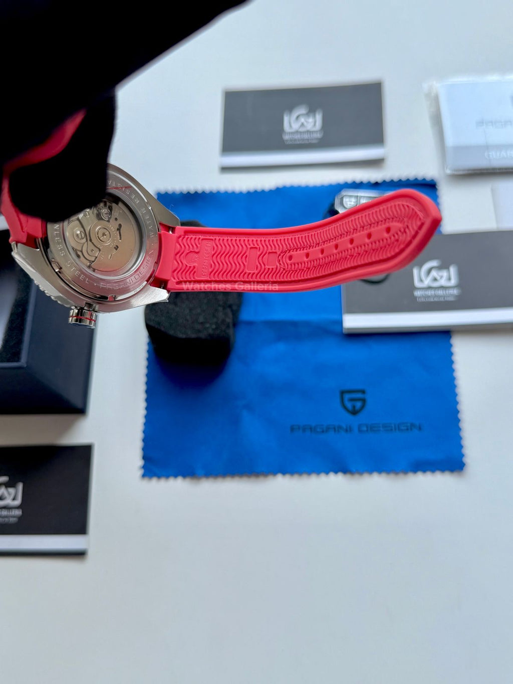 Pagani Design Sea Master Planet Ocean Automatic PD1679 (Blue/Red) Pagani Design in Pakistan